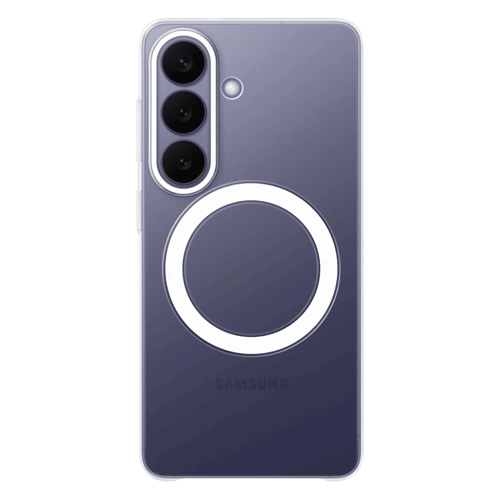 Samsung clear magsafe case for galaxy s26 5g transparent Back View