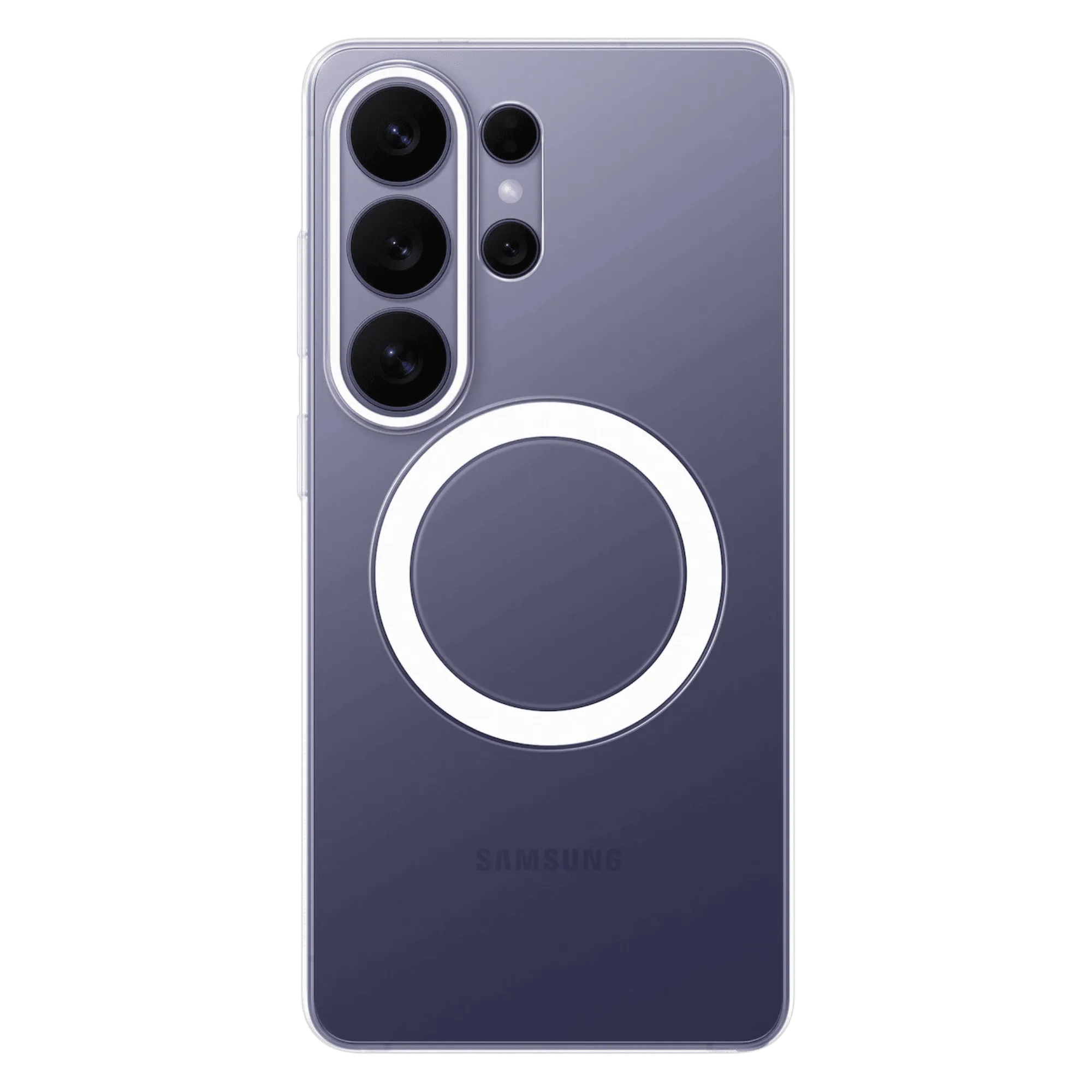 Samsung clear magsafe case for galaxy s26 ultra 5g transparent Back View