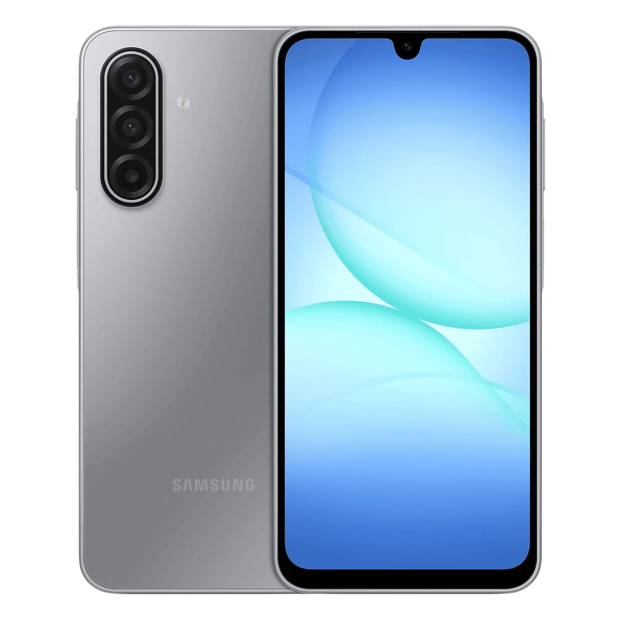 Samsung galaxy a17 5g gray 6gb 128gb Front Back View