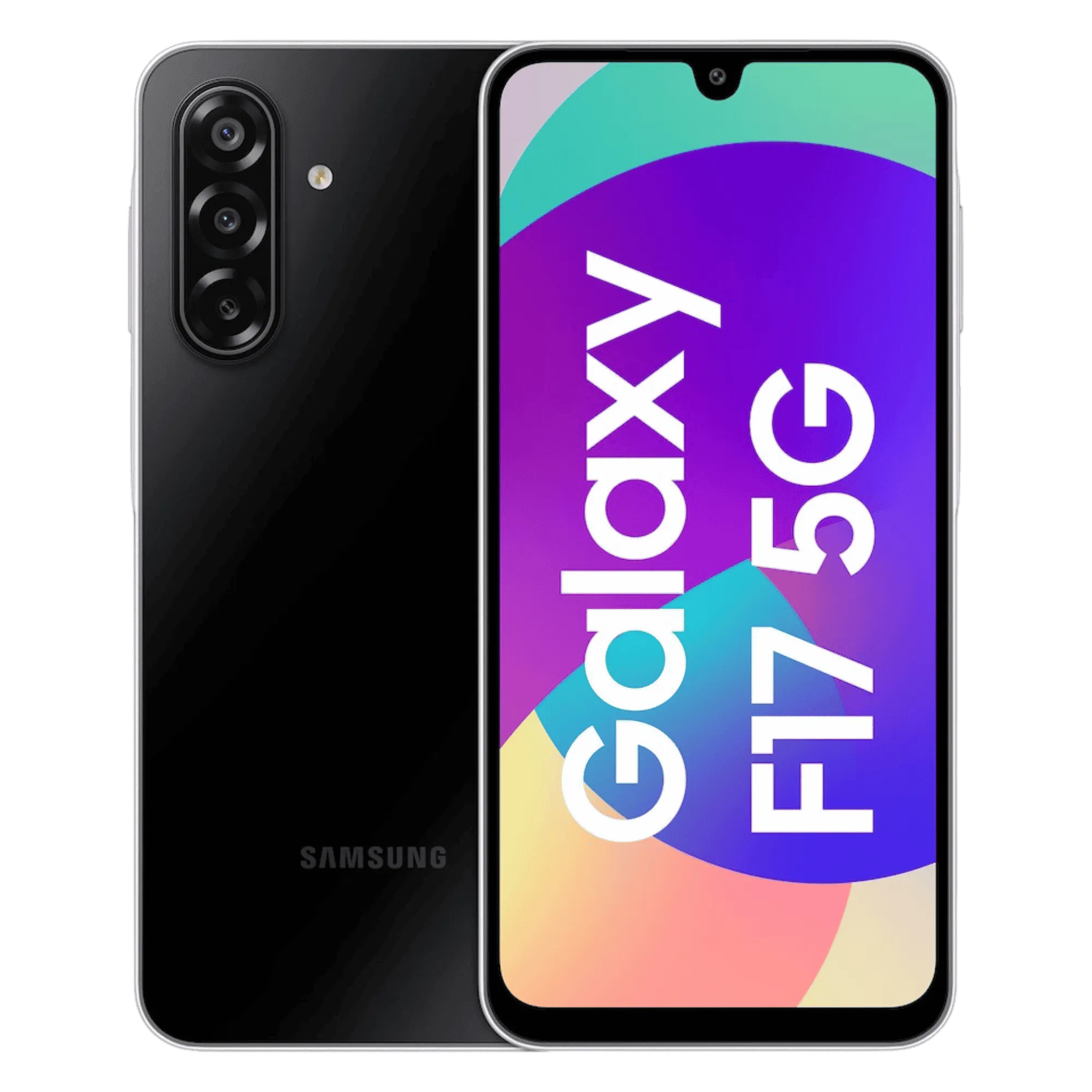 Samsung galaxy f17 5g neo black 8gb 128gb Front Back View