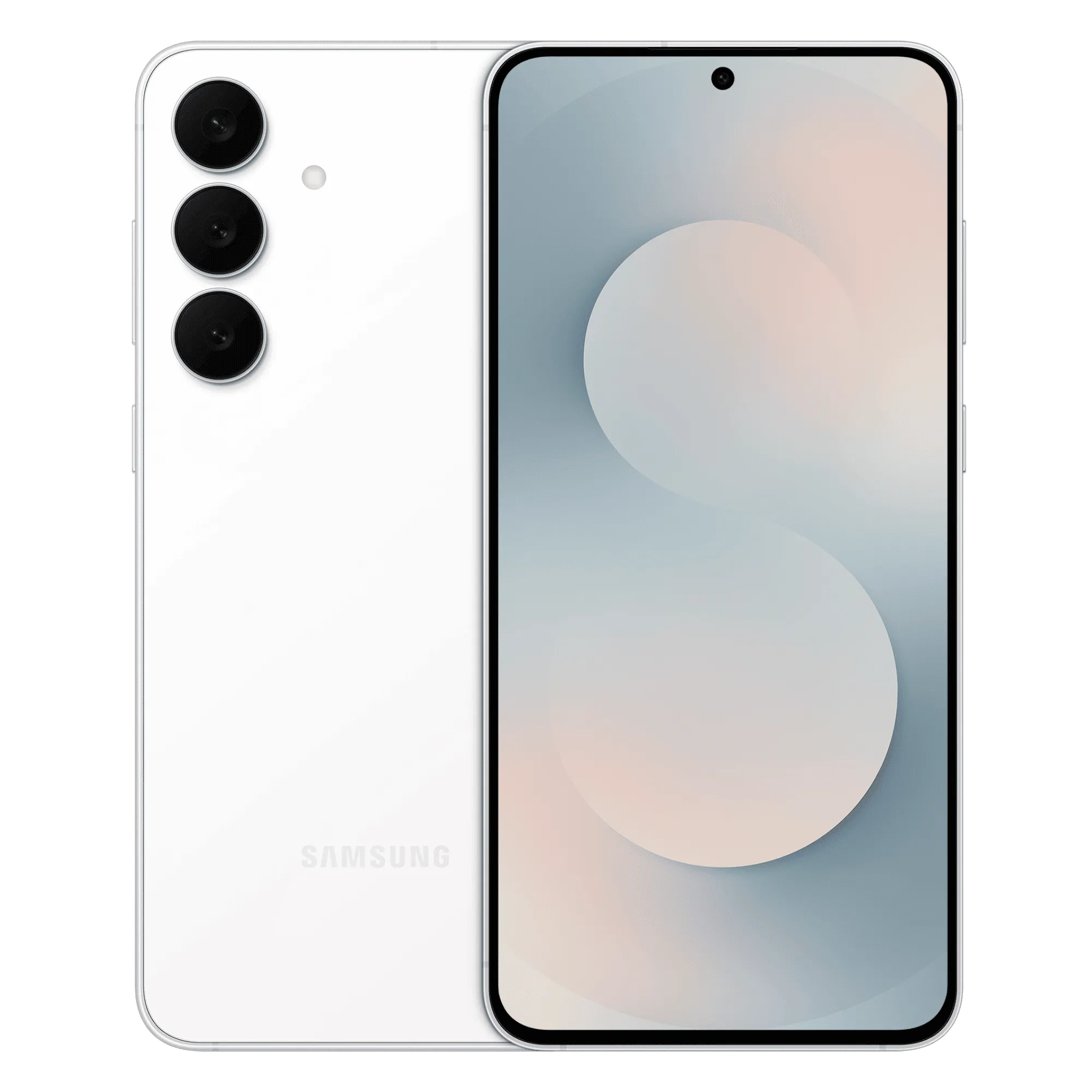 Samsung galaxy s25 fe 5g white 8gb 256gb Front Back View