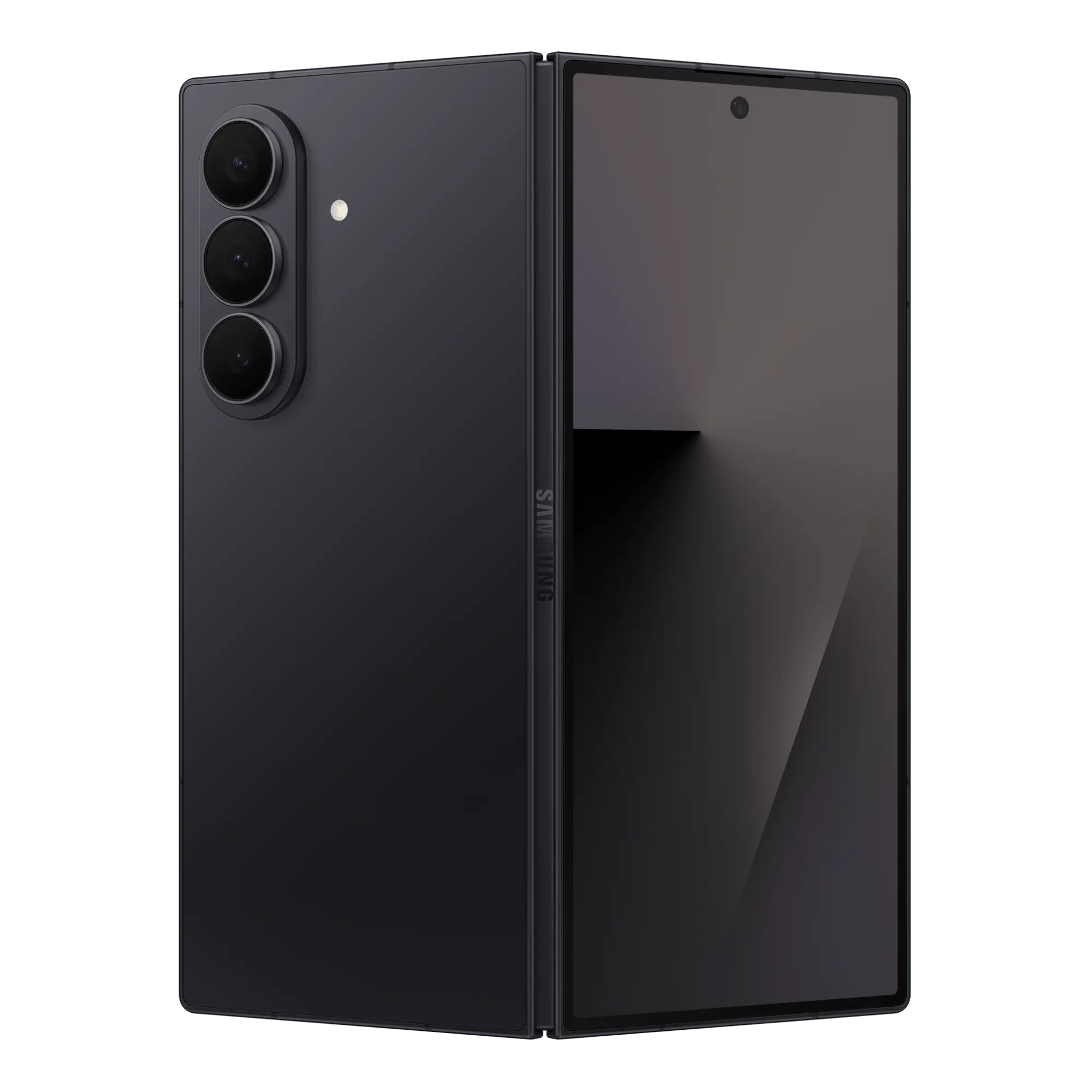 Samsung galaxy z fold 7 5g jet black 12gb 256gb Front Back Fold View