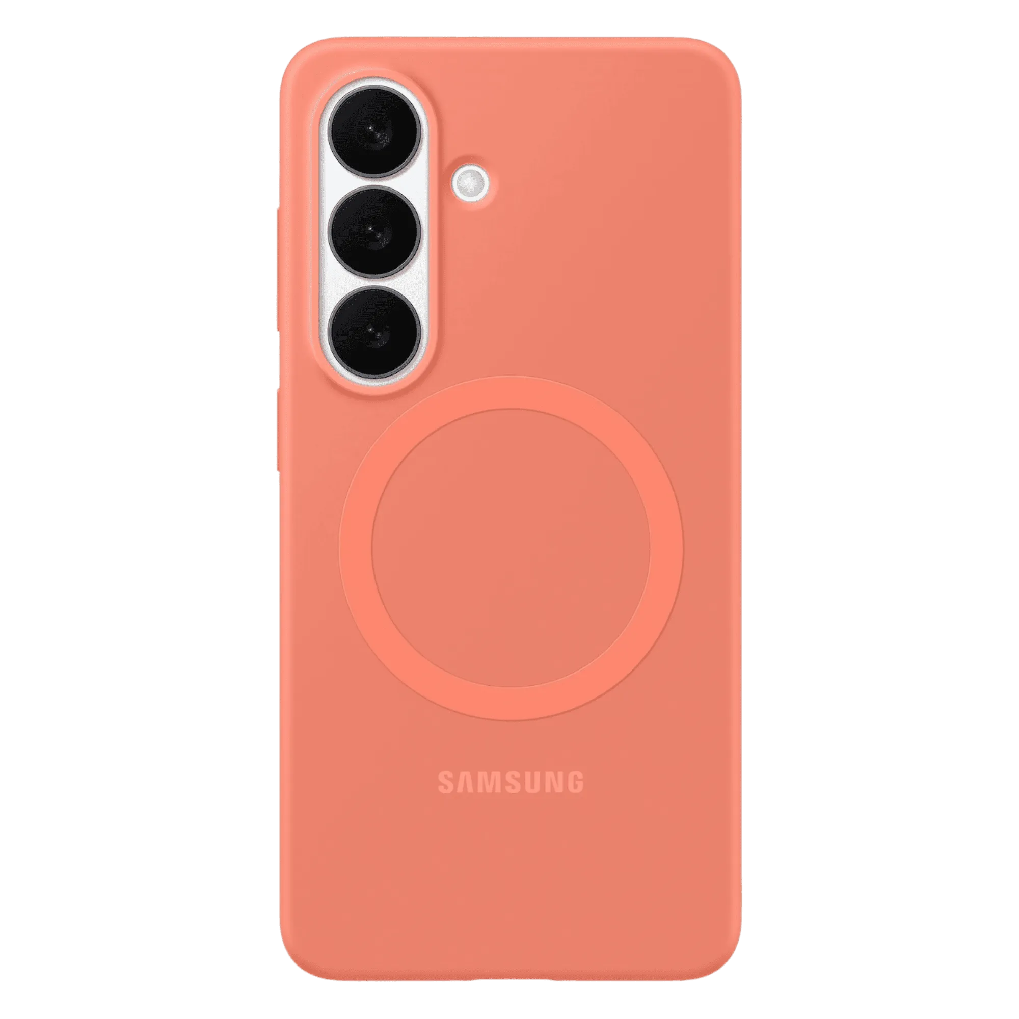 Samsung magsafe case for galaxy s26 5g coral red Back View