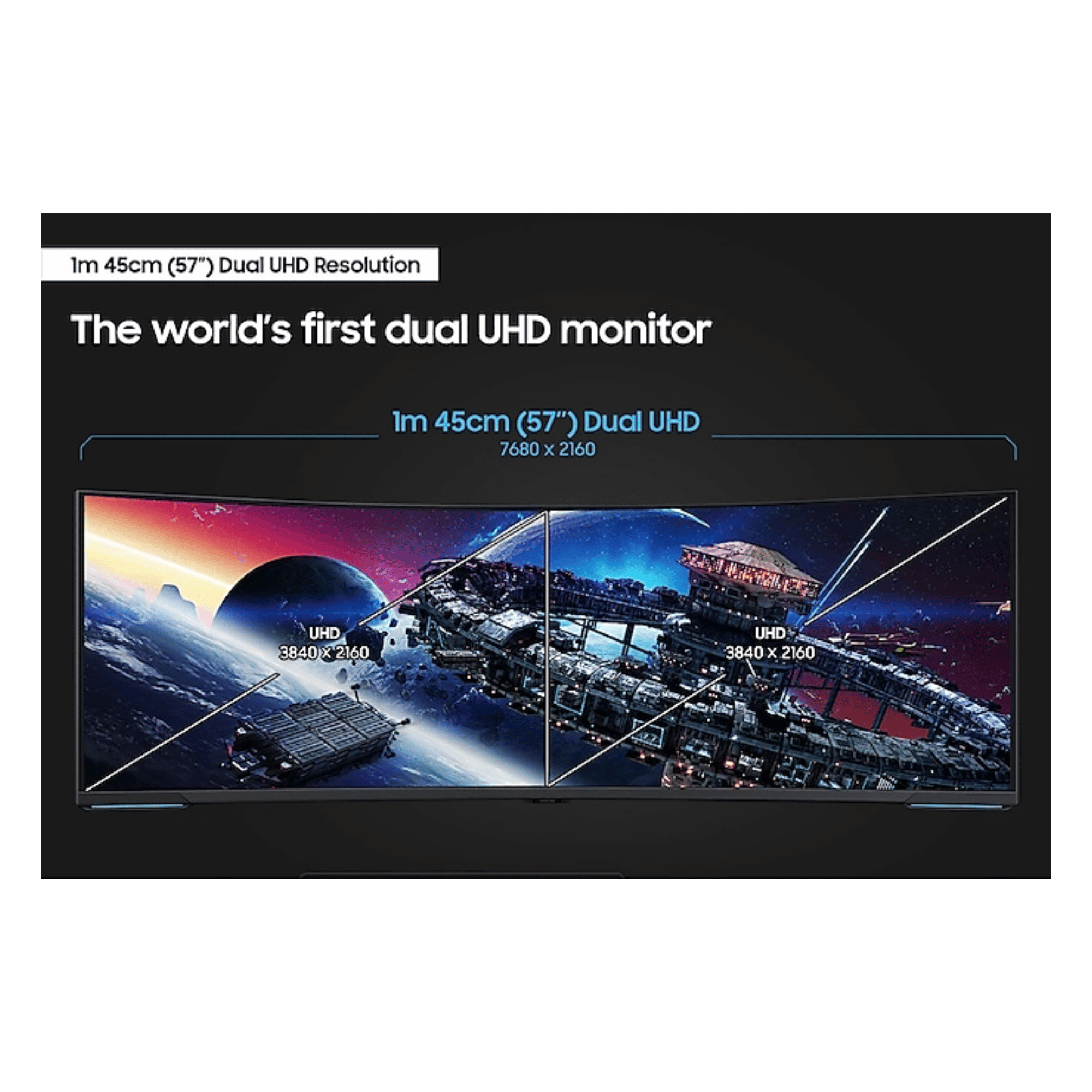 Samsung Odyssey Neo G9 Curved Gaming Monitor (Black, 57 inch)