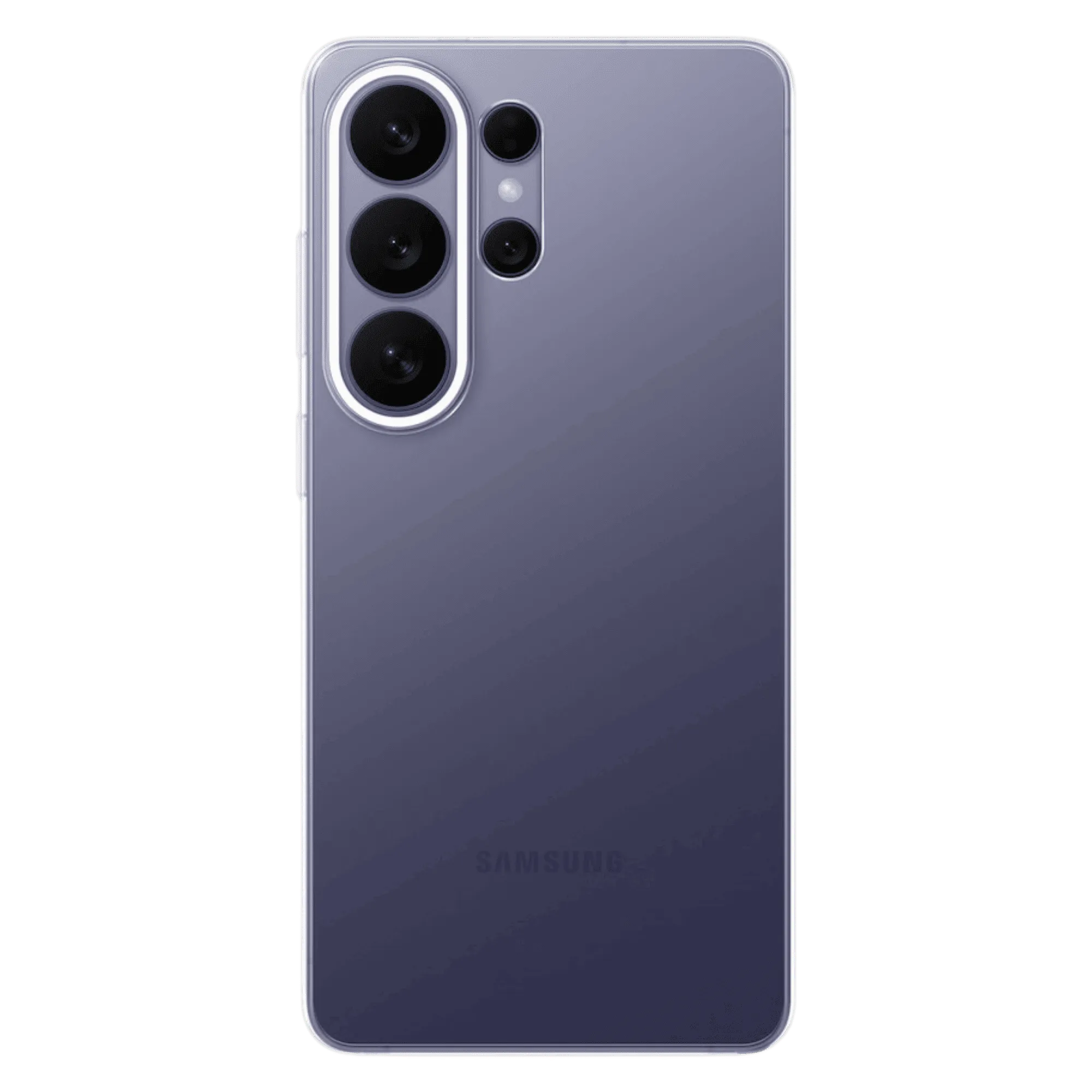 Samsung silicone clear case for galaxy s26 ultra 5g transparent Back View