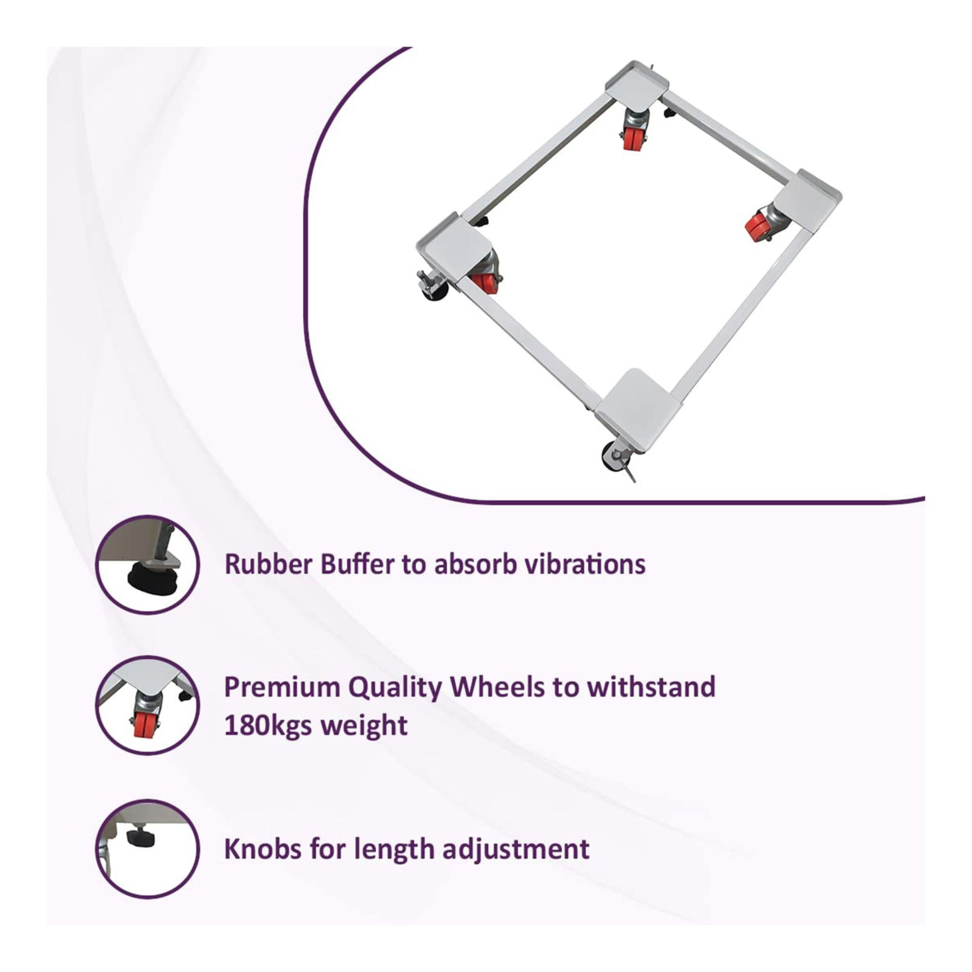 smart shelter washing machine trolley