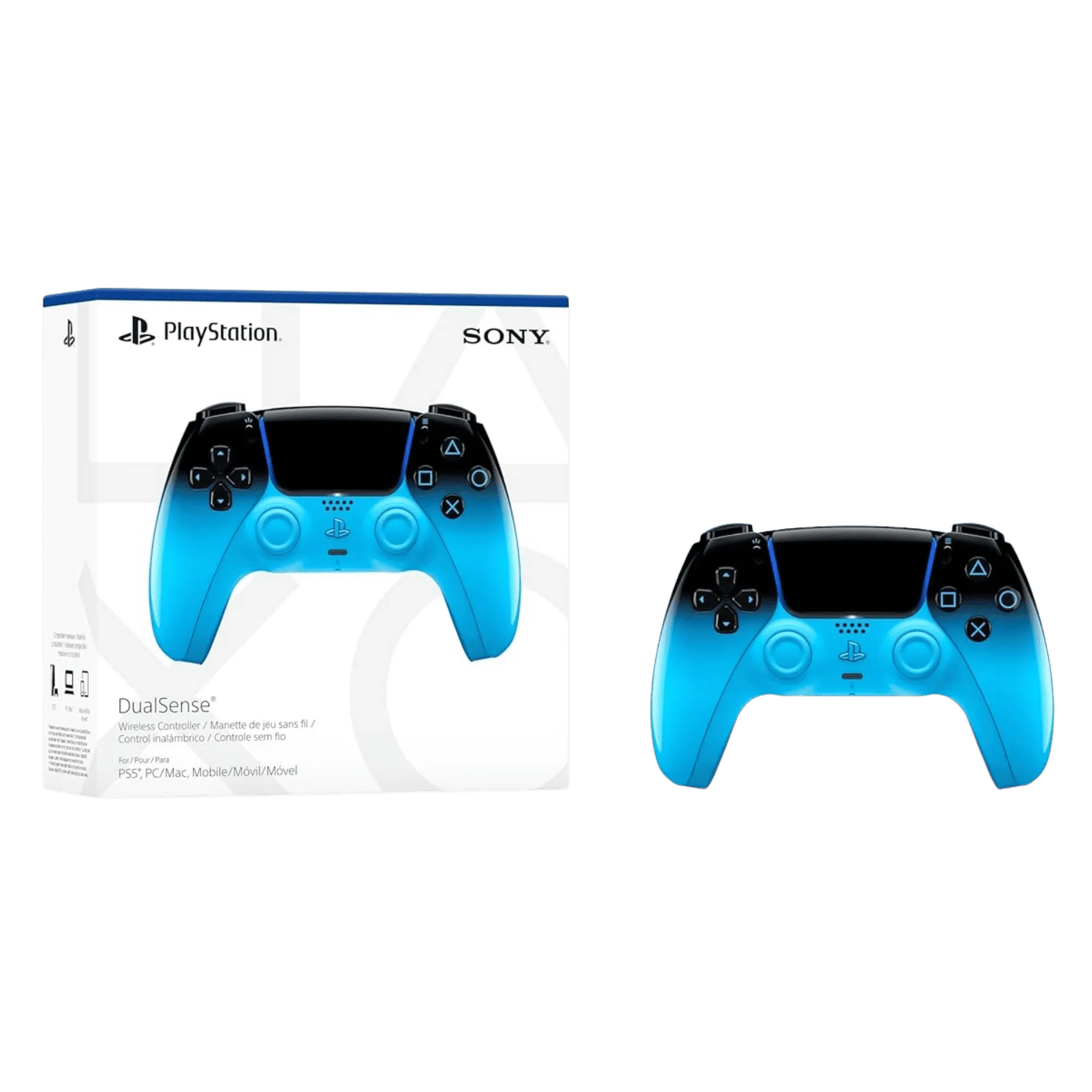 Sony ps5 dualsense hyperpop wireless controller rhythm blue Full View