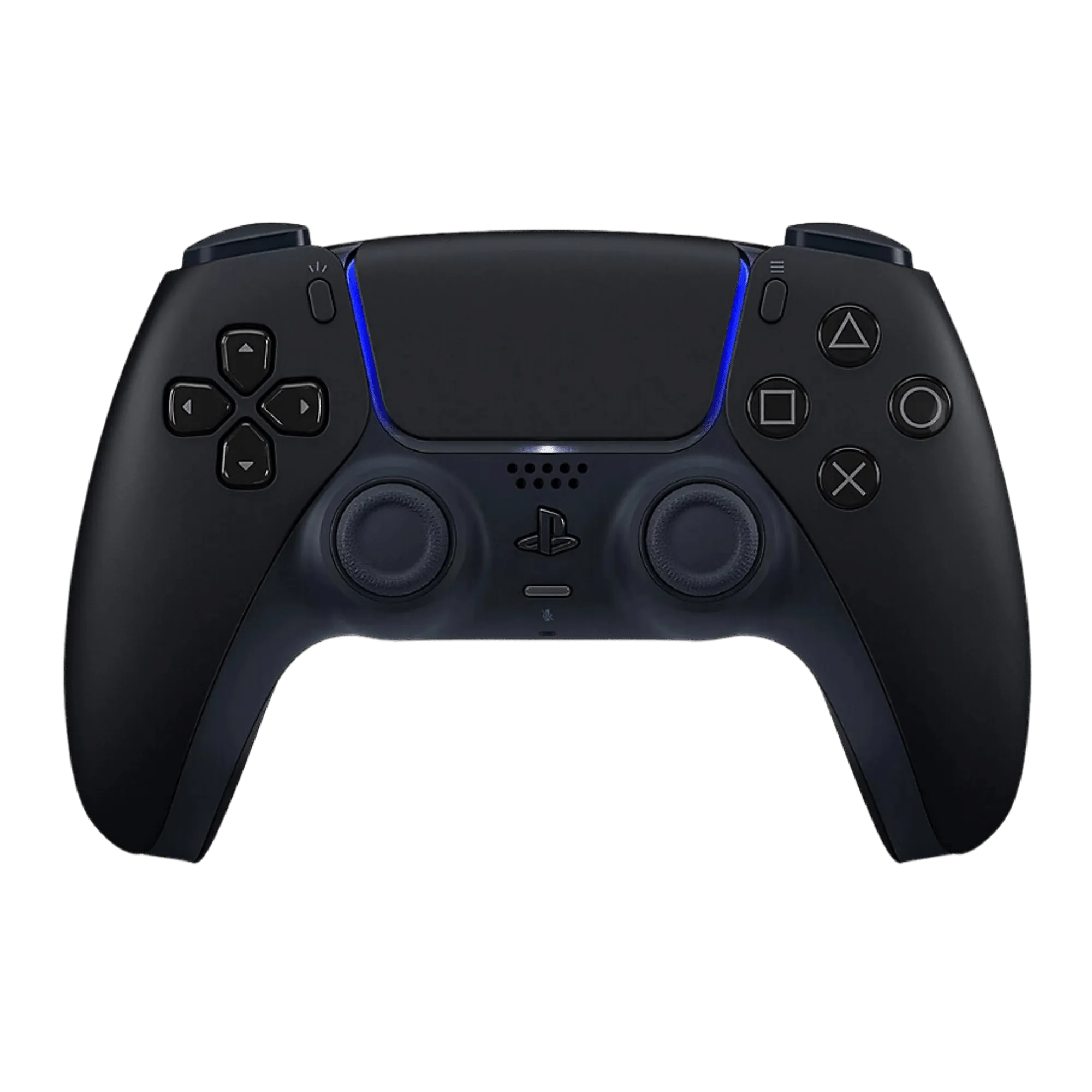 Sony ps5 dualsense wireless controller 2026 black Front View