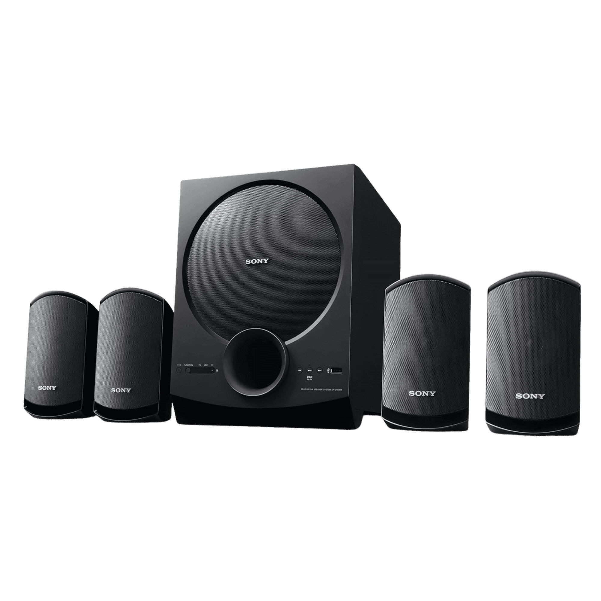 Sony SA D40M2 Multimedia Speaker System 100W Black