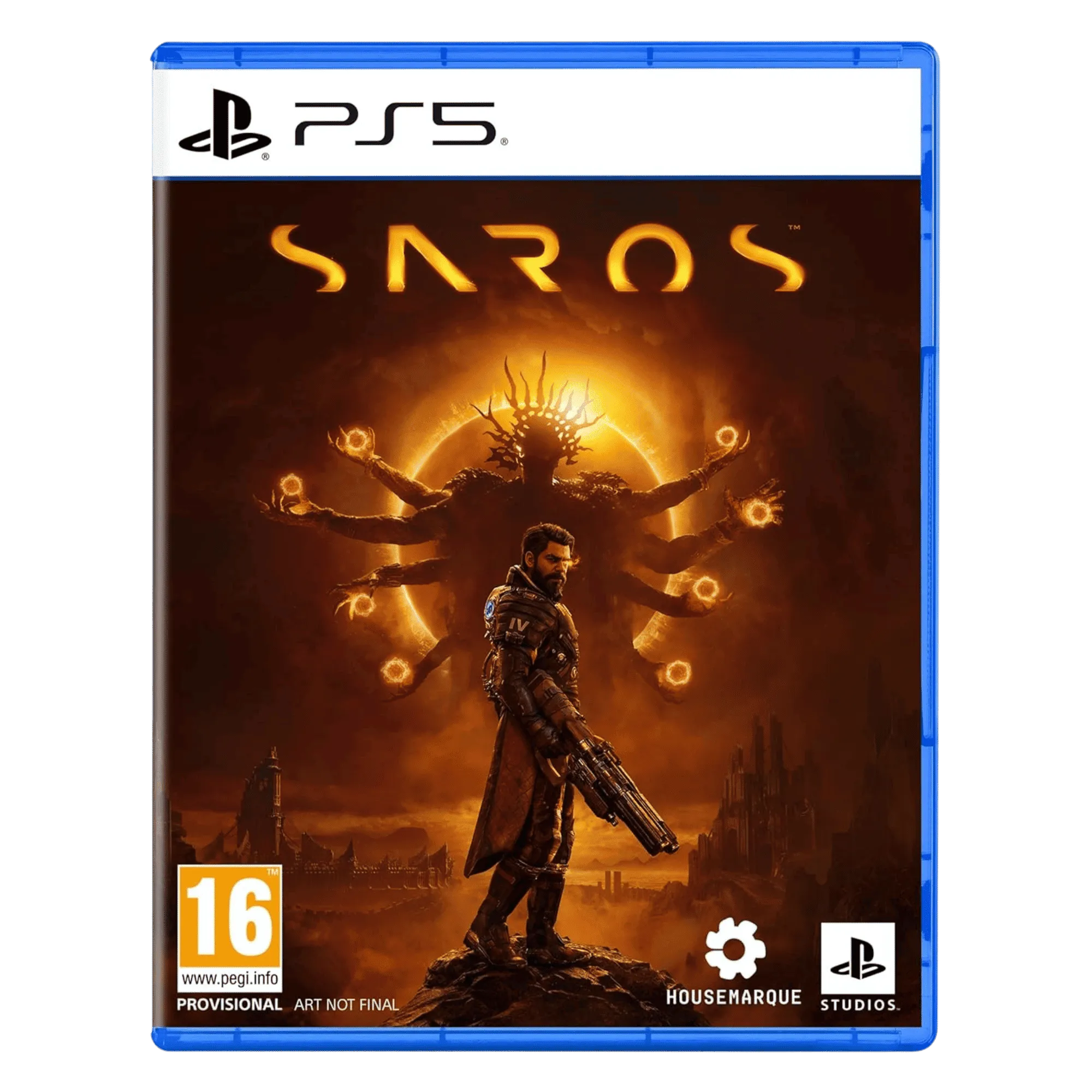Sony saros for ps5 Front View
