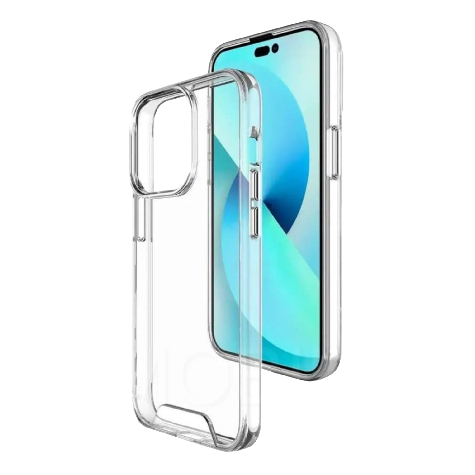 Space Hard Clear Case For Apple iPhone 15 Plus (Transparent)