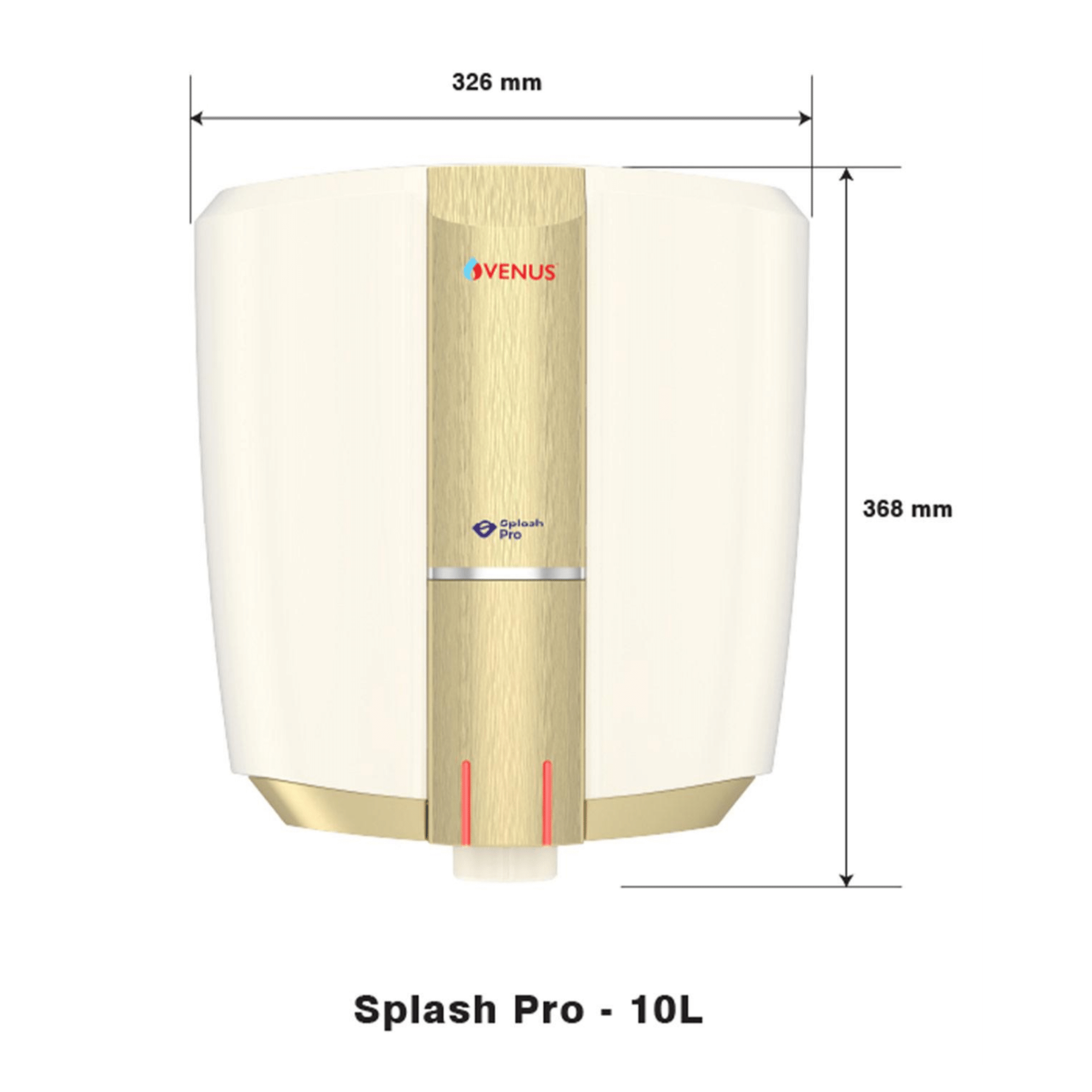 Venus Splash Pro 15 litre Storage Water Heater | Tuscan Gold