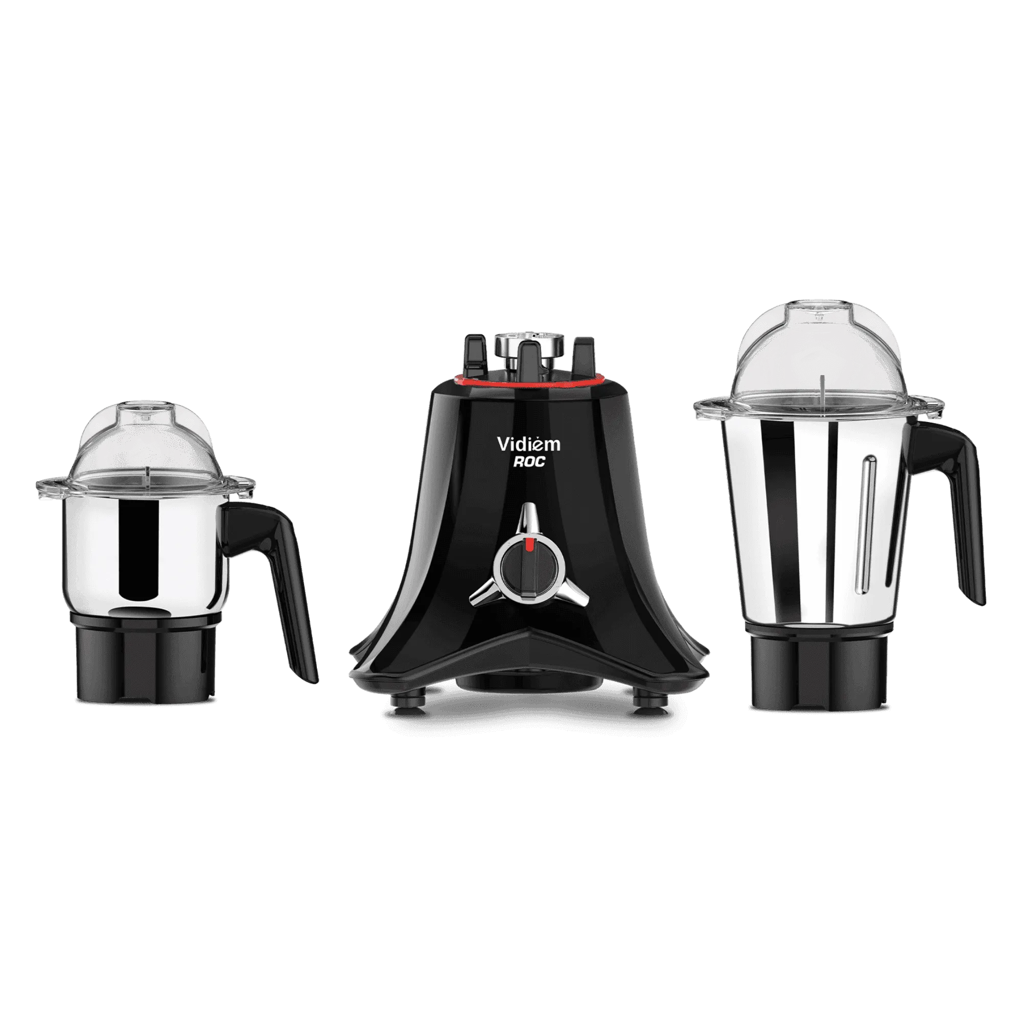 Vidiem roc 1500w mixer grinder fg mg0059 2 jars black Full View