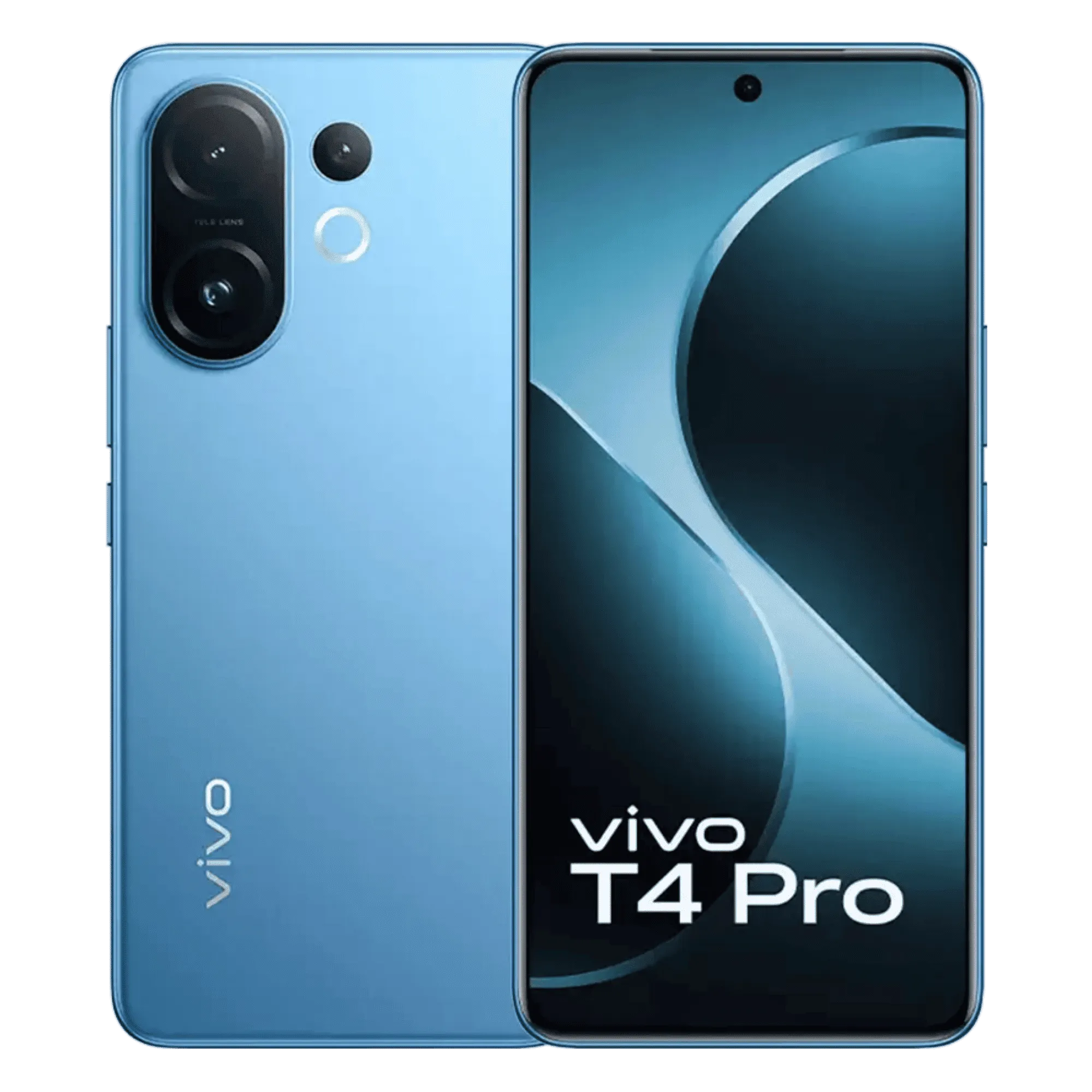 Vivo t4 pro 5g nitro blue 8gb 128gb Front Back View