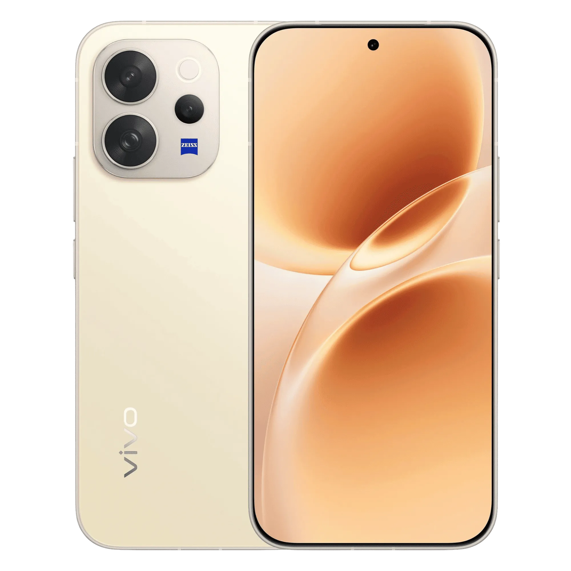 Vivo v70 5g lemon yellow 12gb 256gb Front Back View