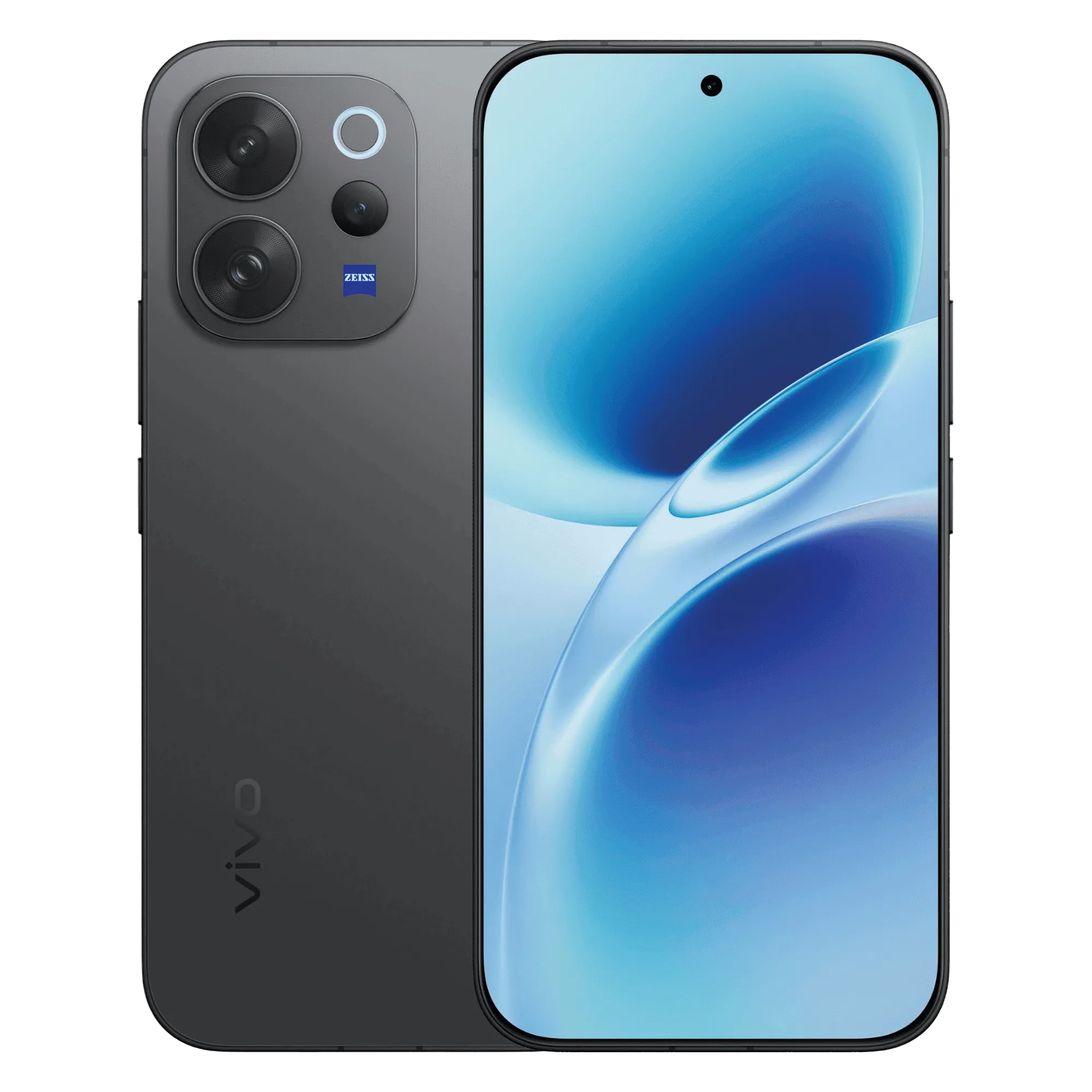 Vivo v70 elite 5g authentic black 8gb 256gb Front Back View