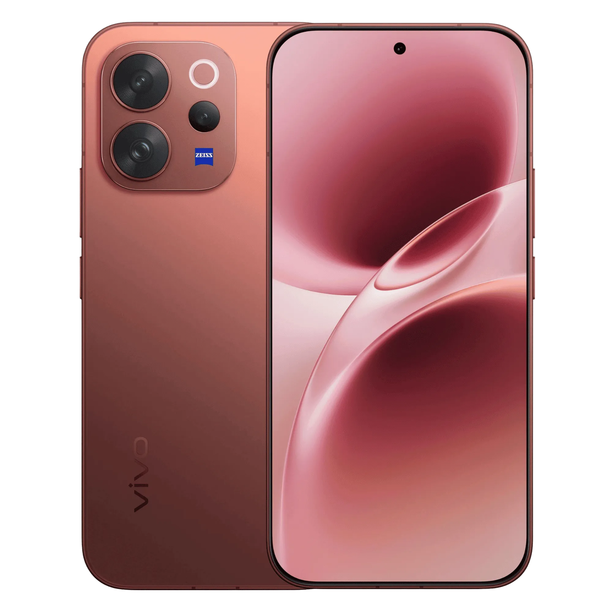 Vivo v70 elite 5g passion red 8gb 256gb Front Back View