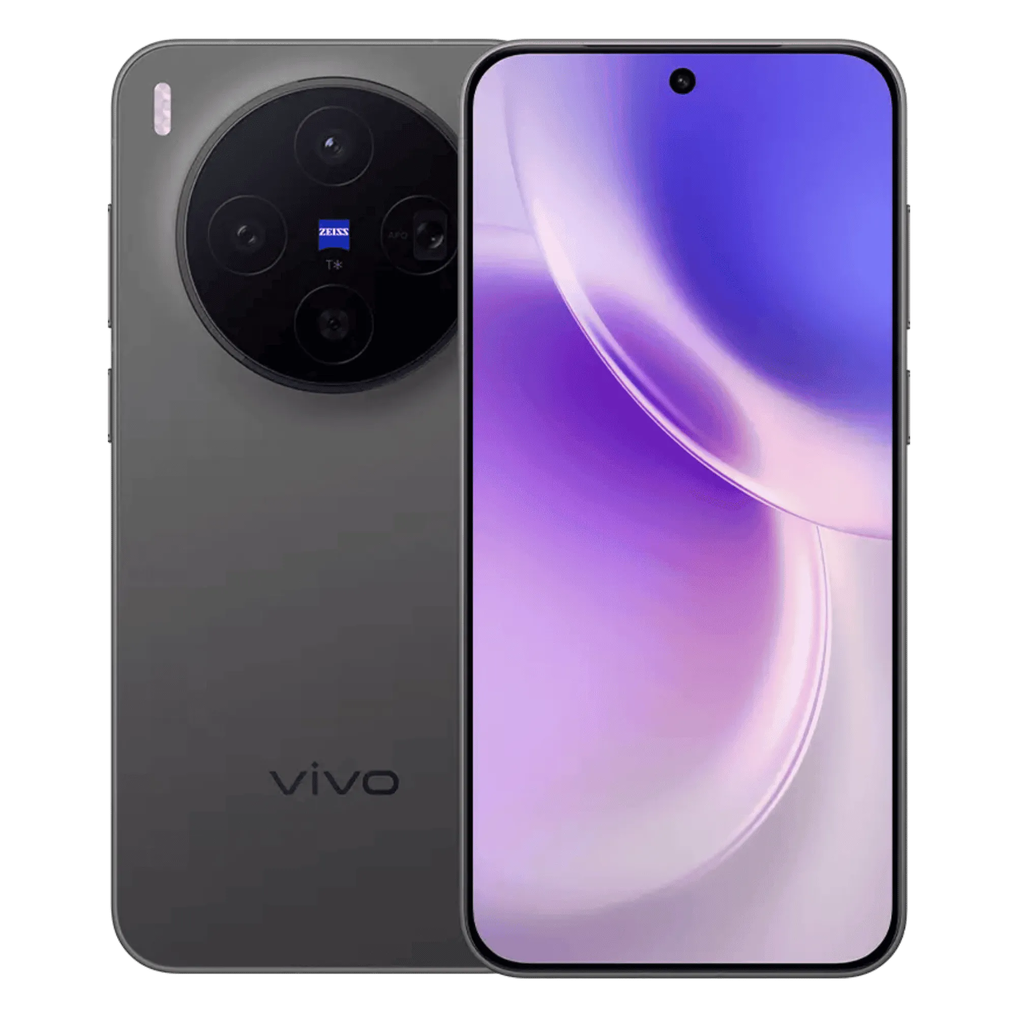 Vivo x300 5g elite black 16gb 512gb Front Back View
