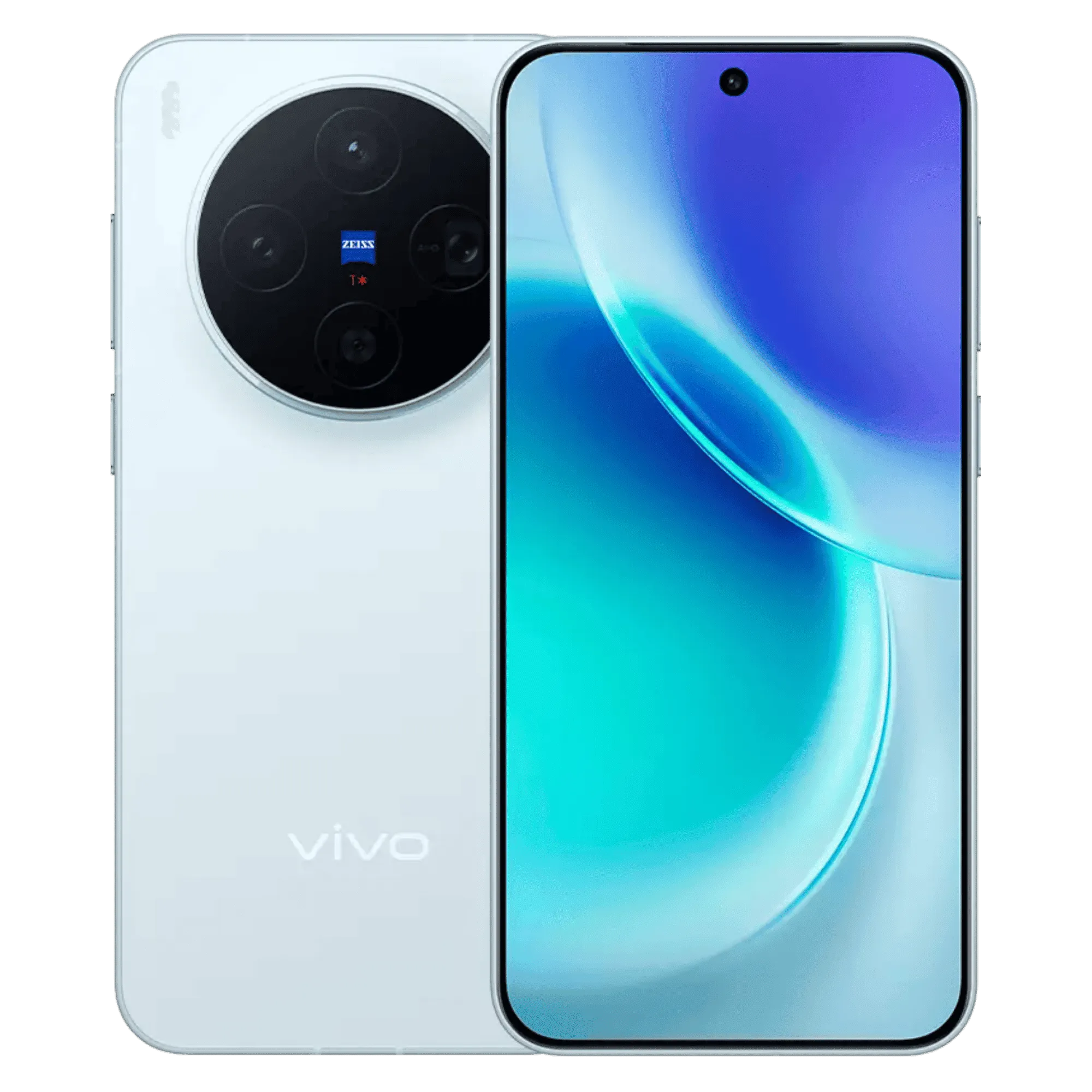 Vivo x300 5g mist blue 16gb 512gb Front Back View