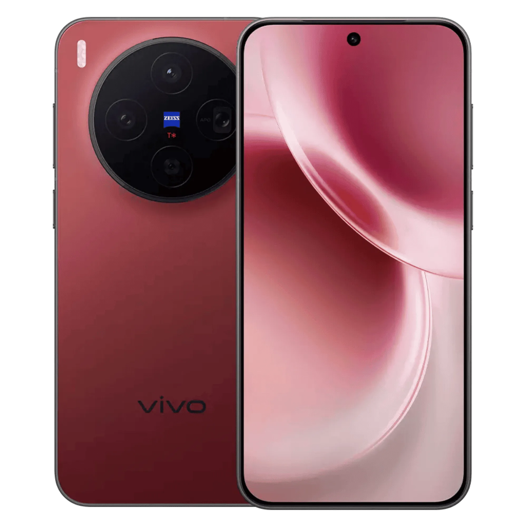 Vivo x300 5g summit red 12gb 256gb Front Back View