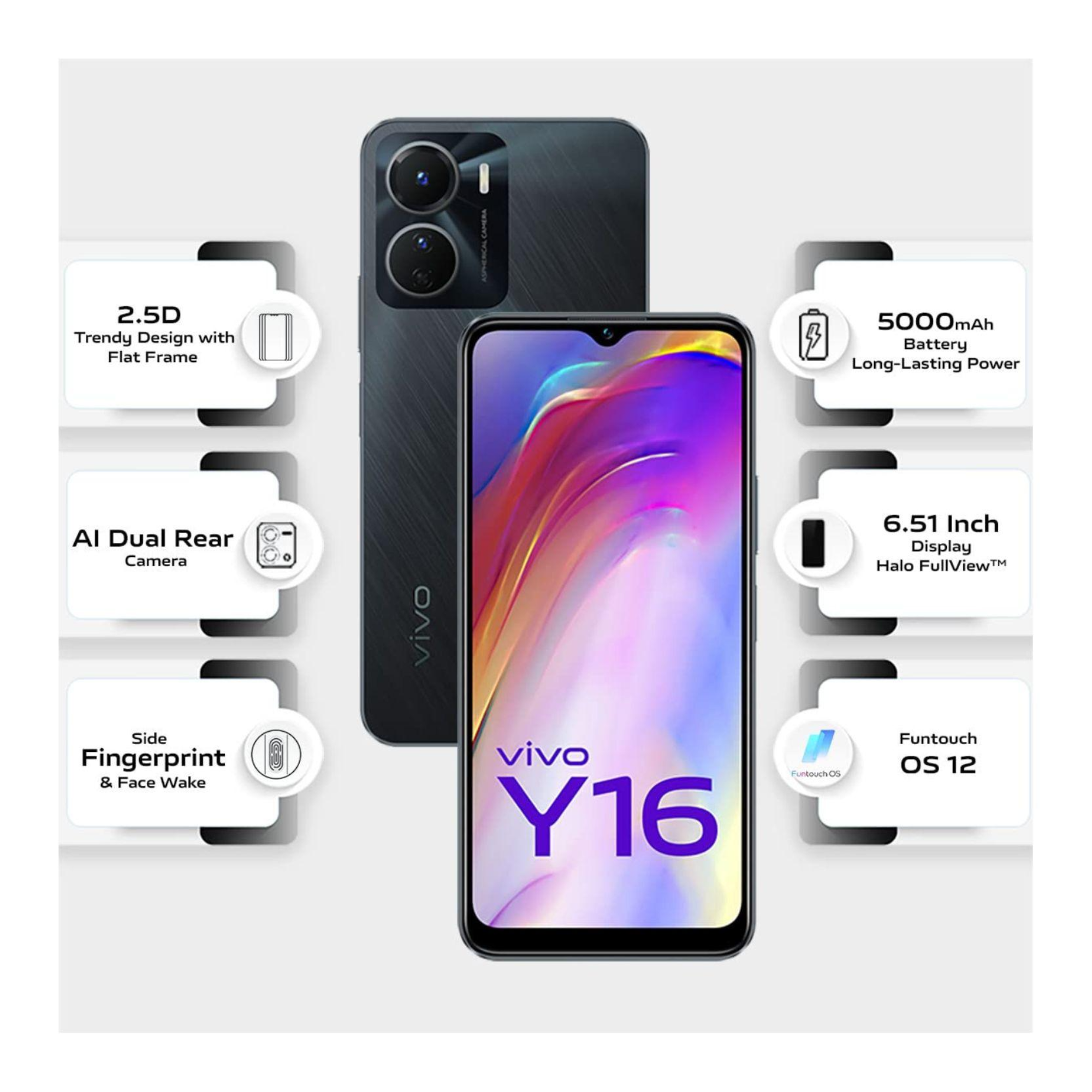 specs of vivo y16