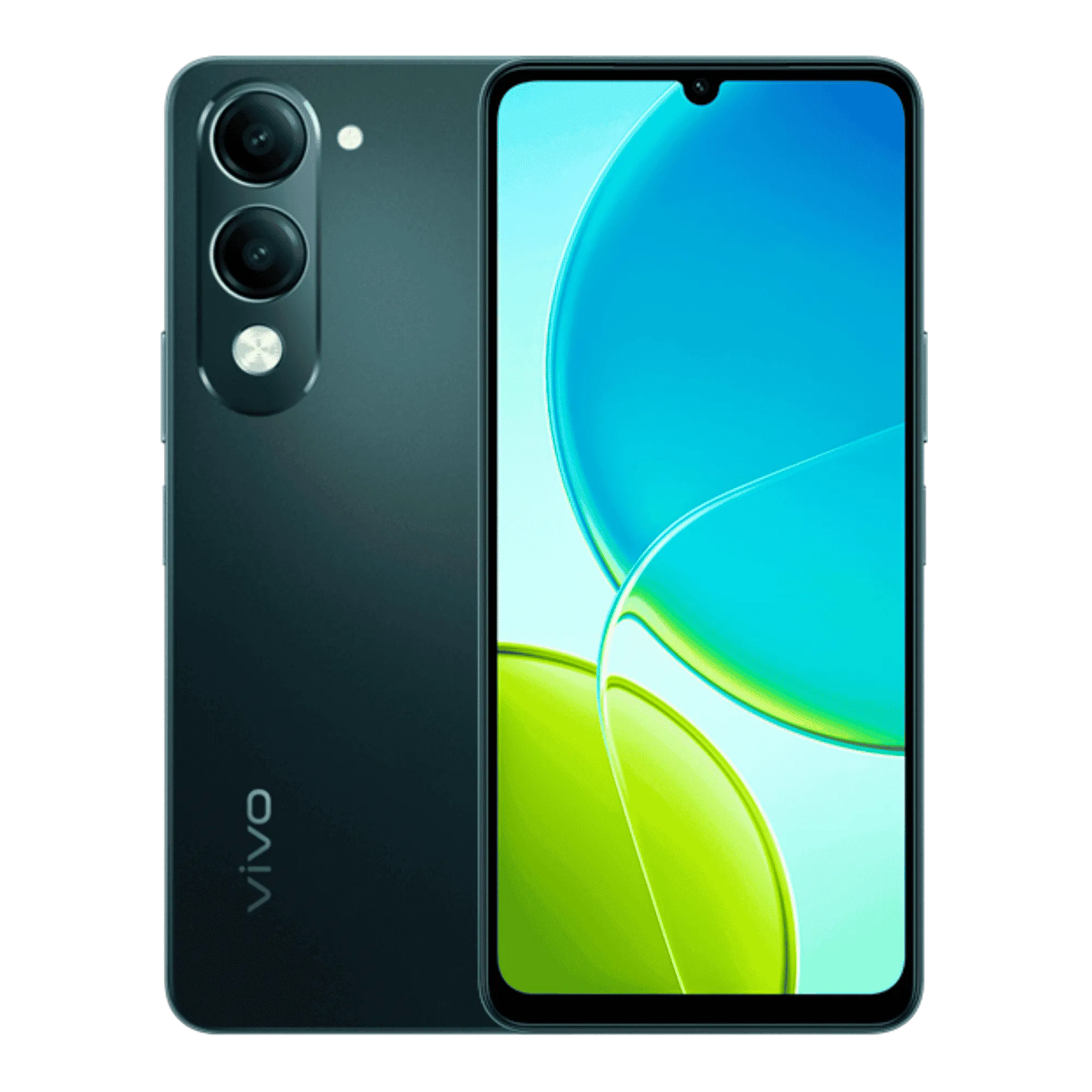 Vivo y19s 5g majestic green 4gb 64gb Front Back View