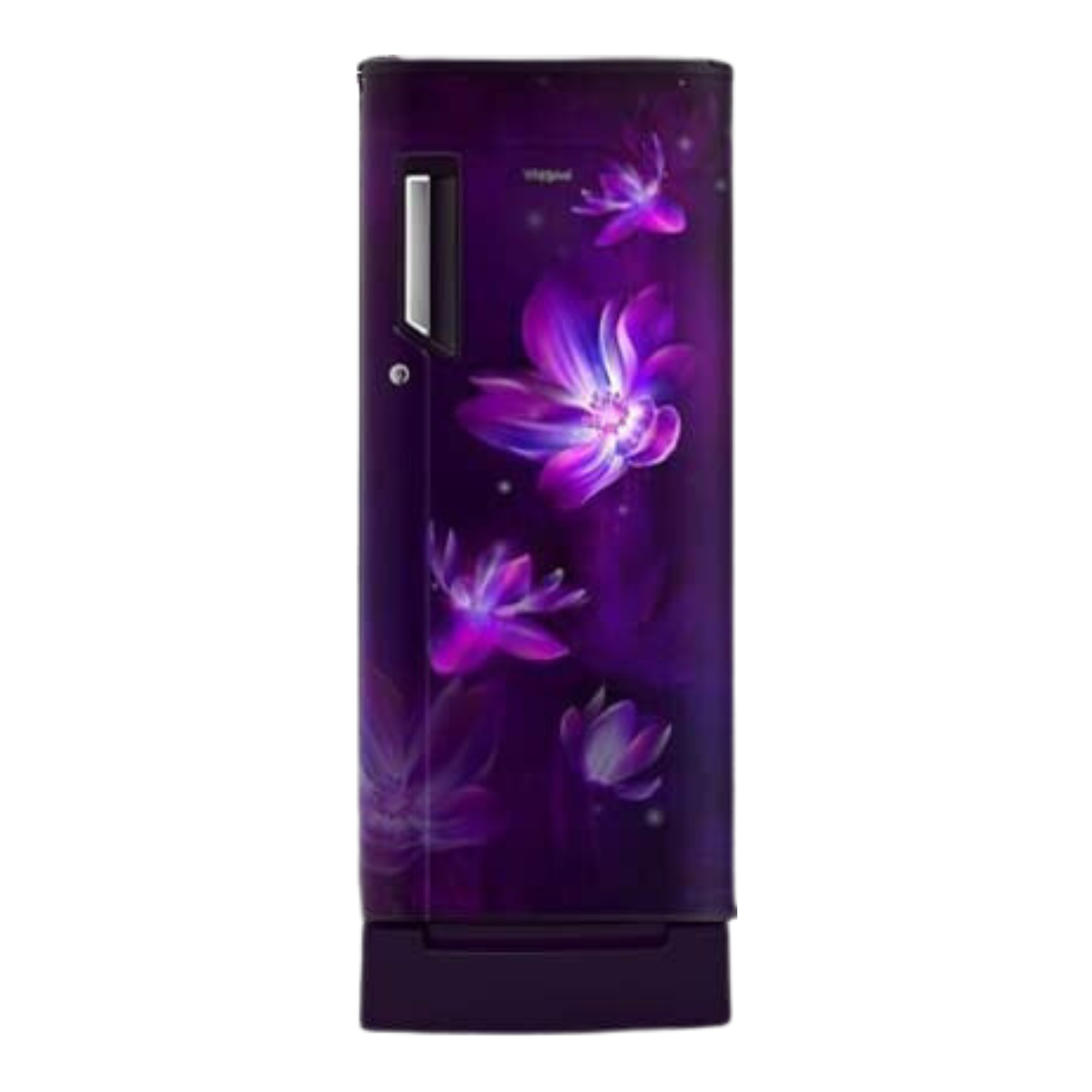 Whirlpool 192L Single Door 3 Star Fridge Purple Flower Rain