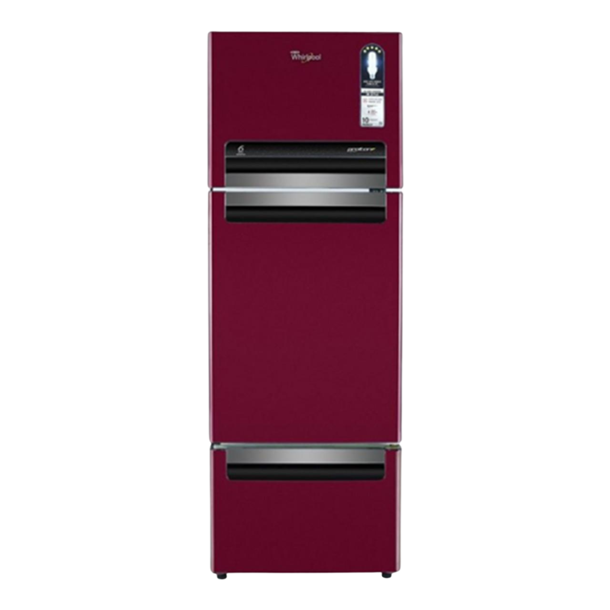 whirlpool triple door fridge colours