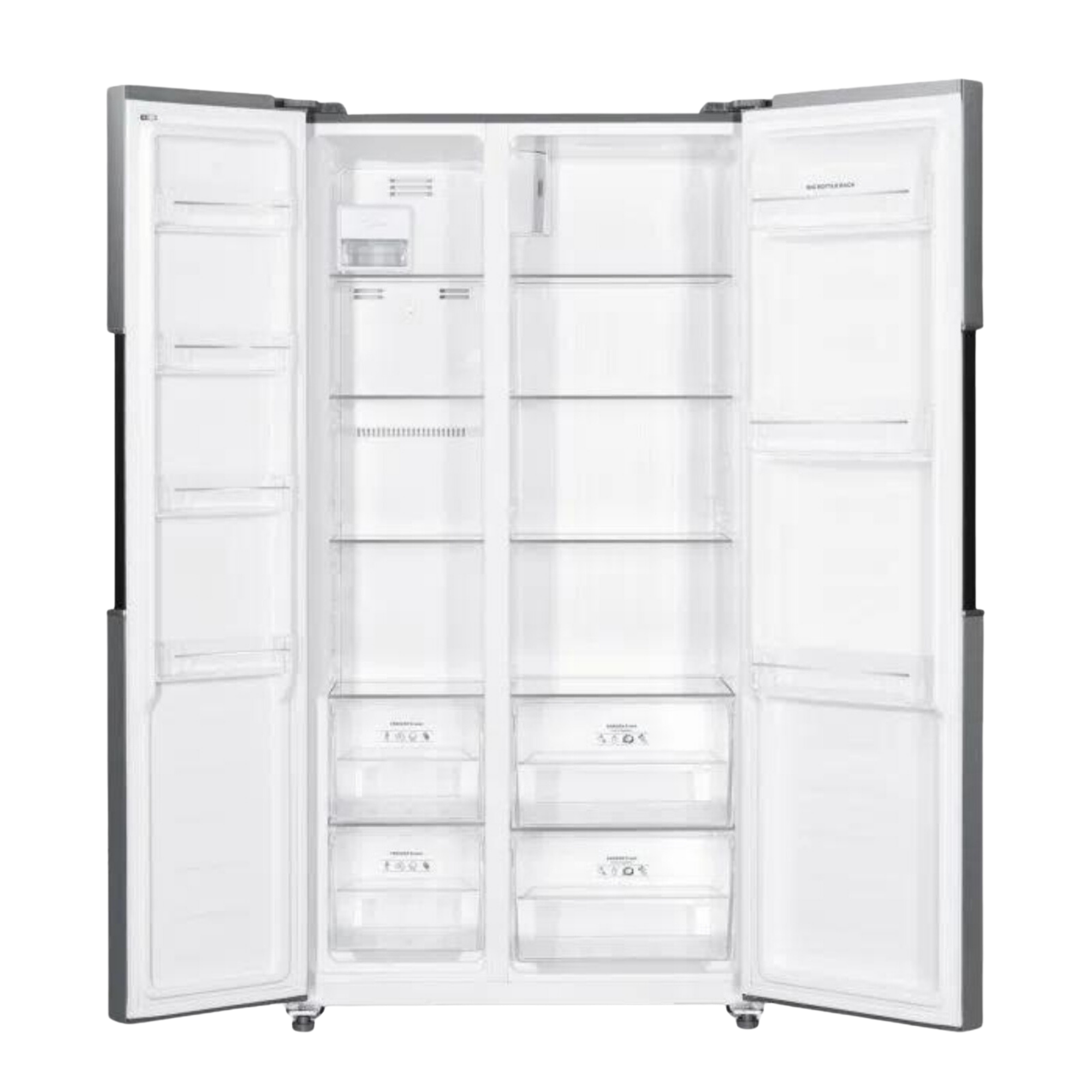 wseries 537l frost free side by side refrigerator