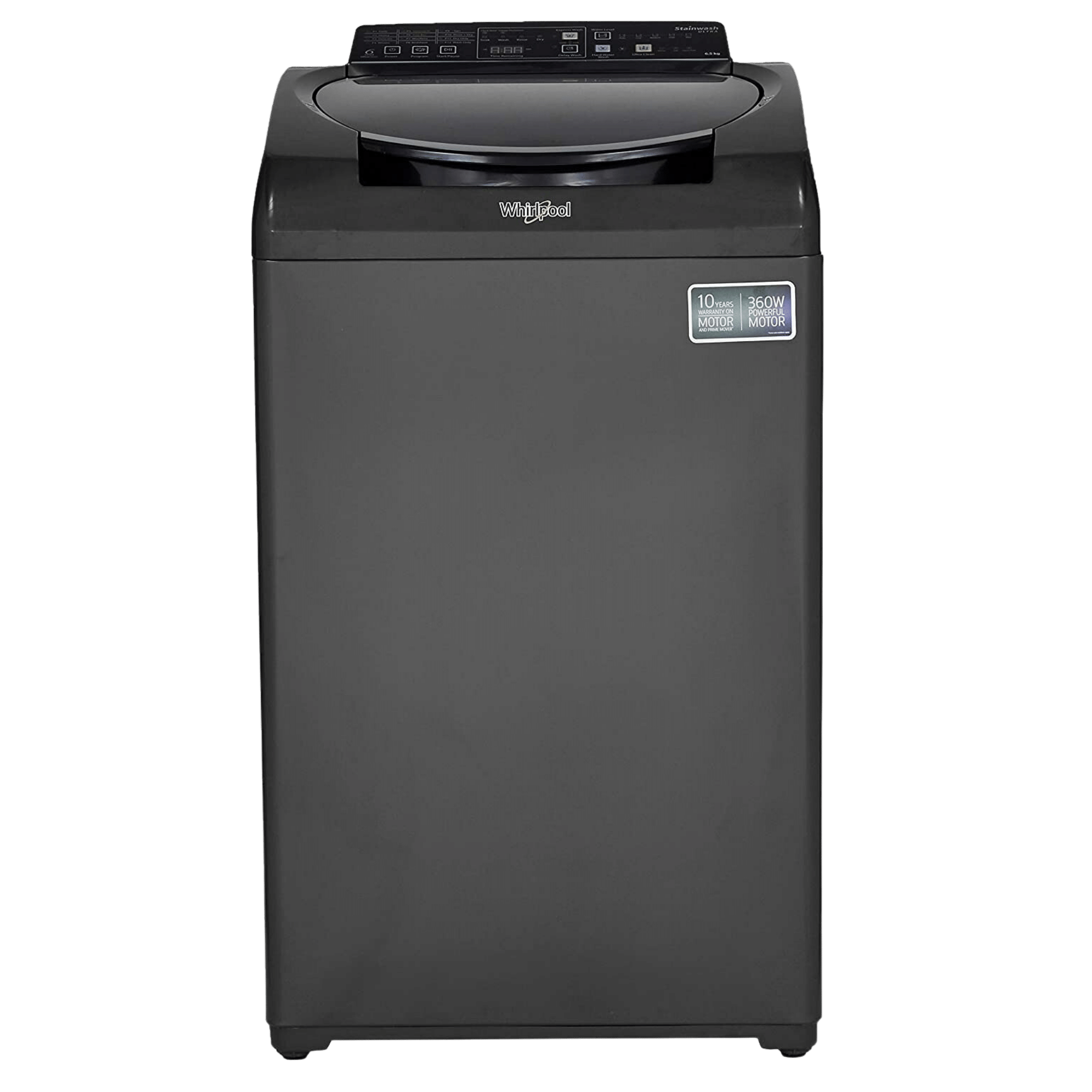 Whirlpool 6.5 Kg Automatic Top Load Washing Machine Grey