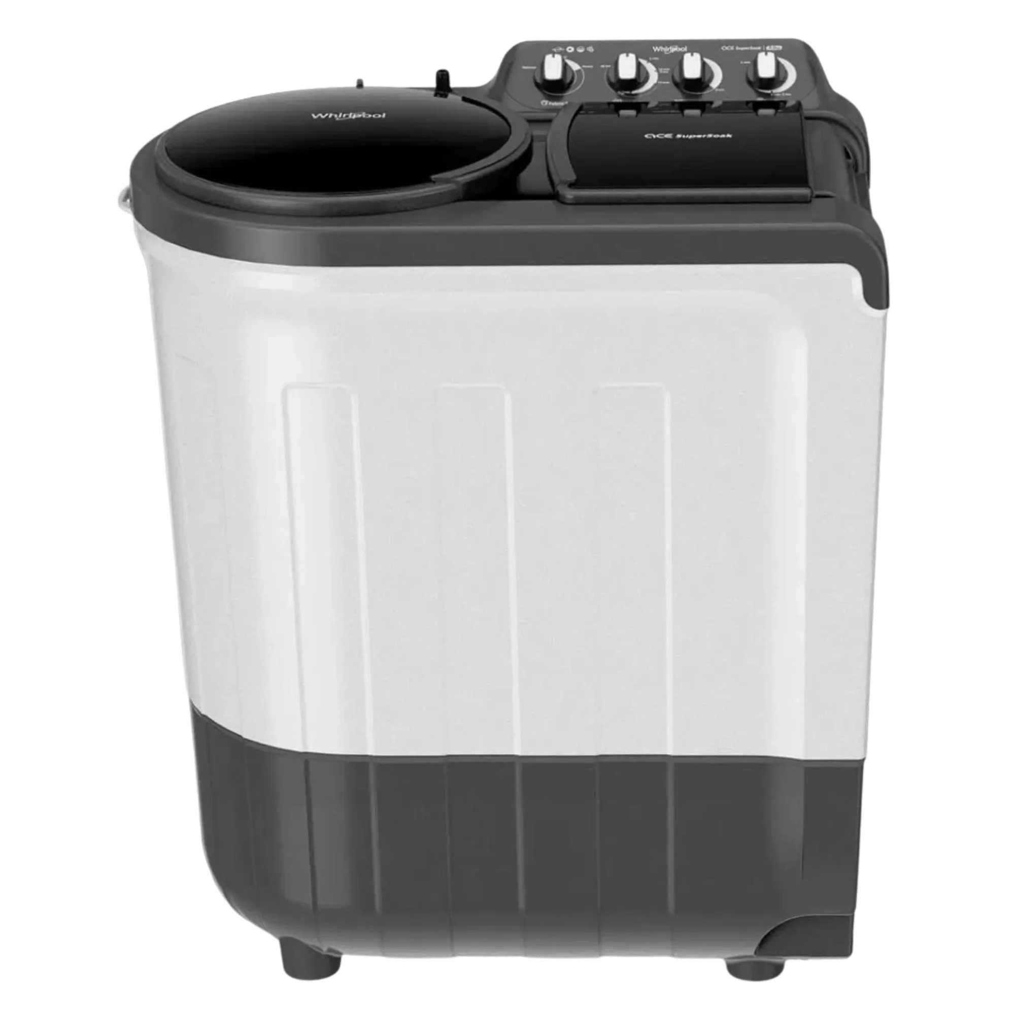Whirlpool 7 0kg semi automatic washing machine ace 7 0 sup soak grey Front View