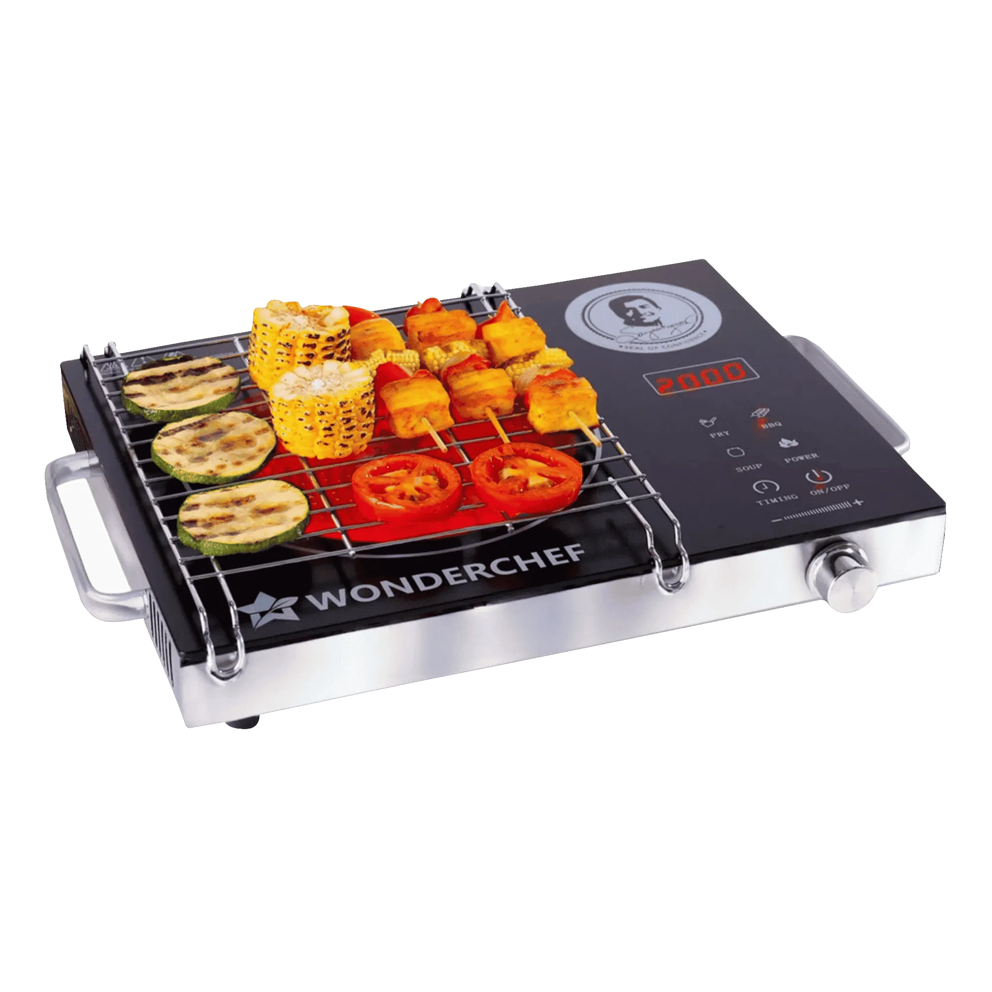 Wonderchef easy cook infrared 2200w induction cooktop black Front Left View Image