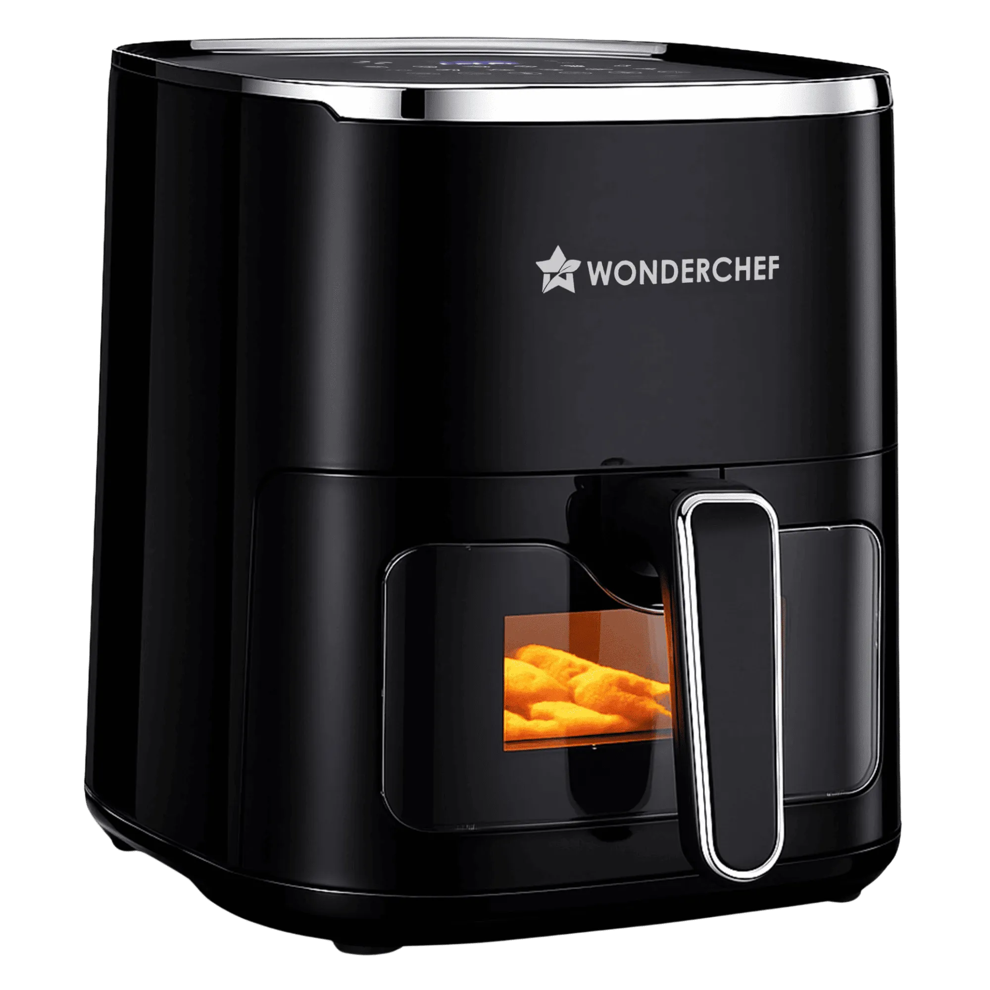 Wonderchef evita digital 1380w air fryer black 5 l Front Left View