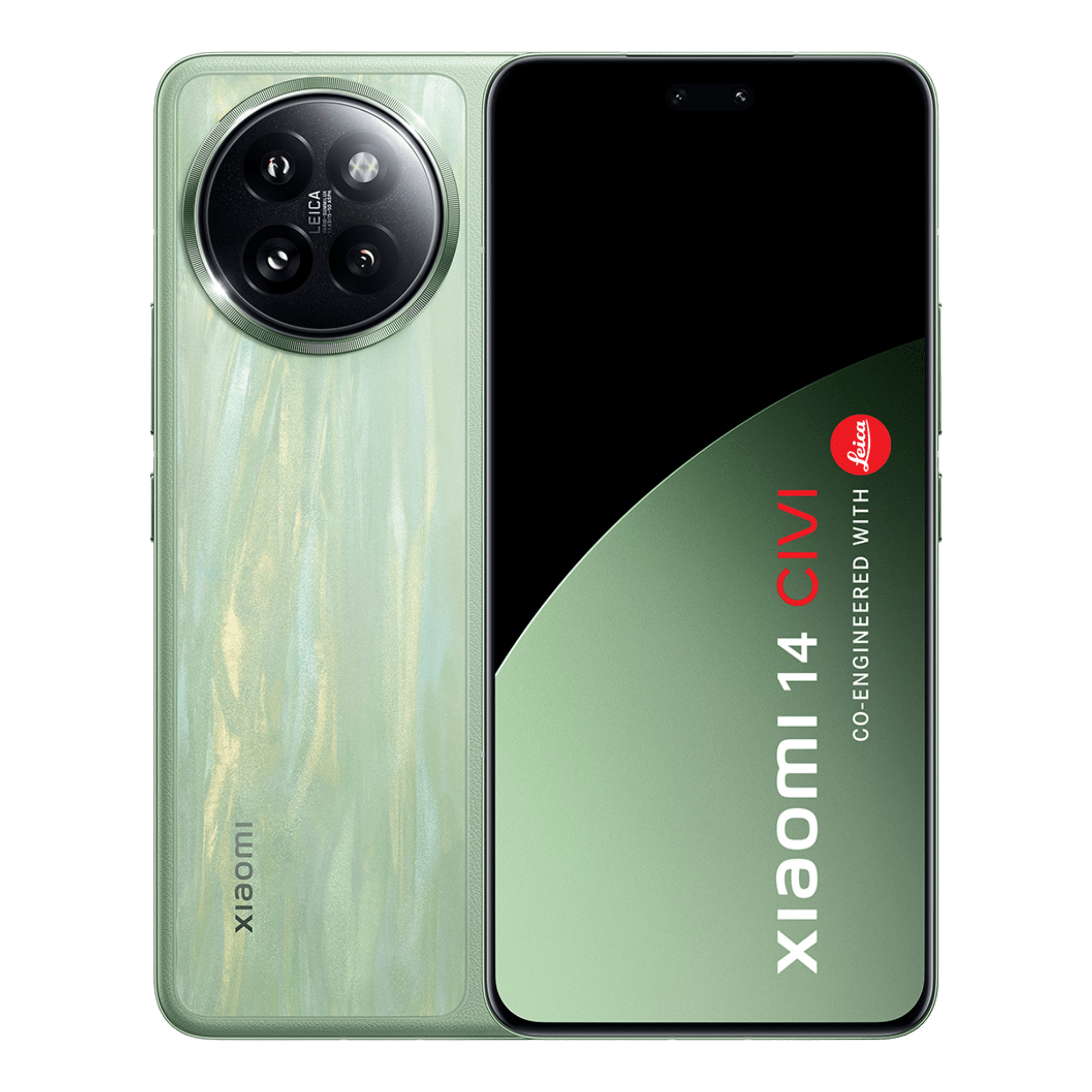 Xiaomi 14 Civi（12GB／256GB）　　Matcha Green Shop the New Xiaomi 14 Civi (Matcha Green, 12GB-512GB) Now!