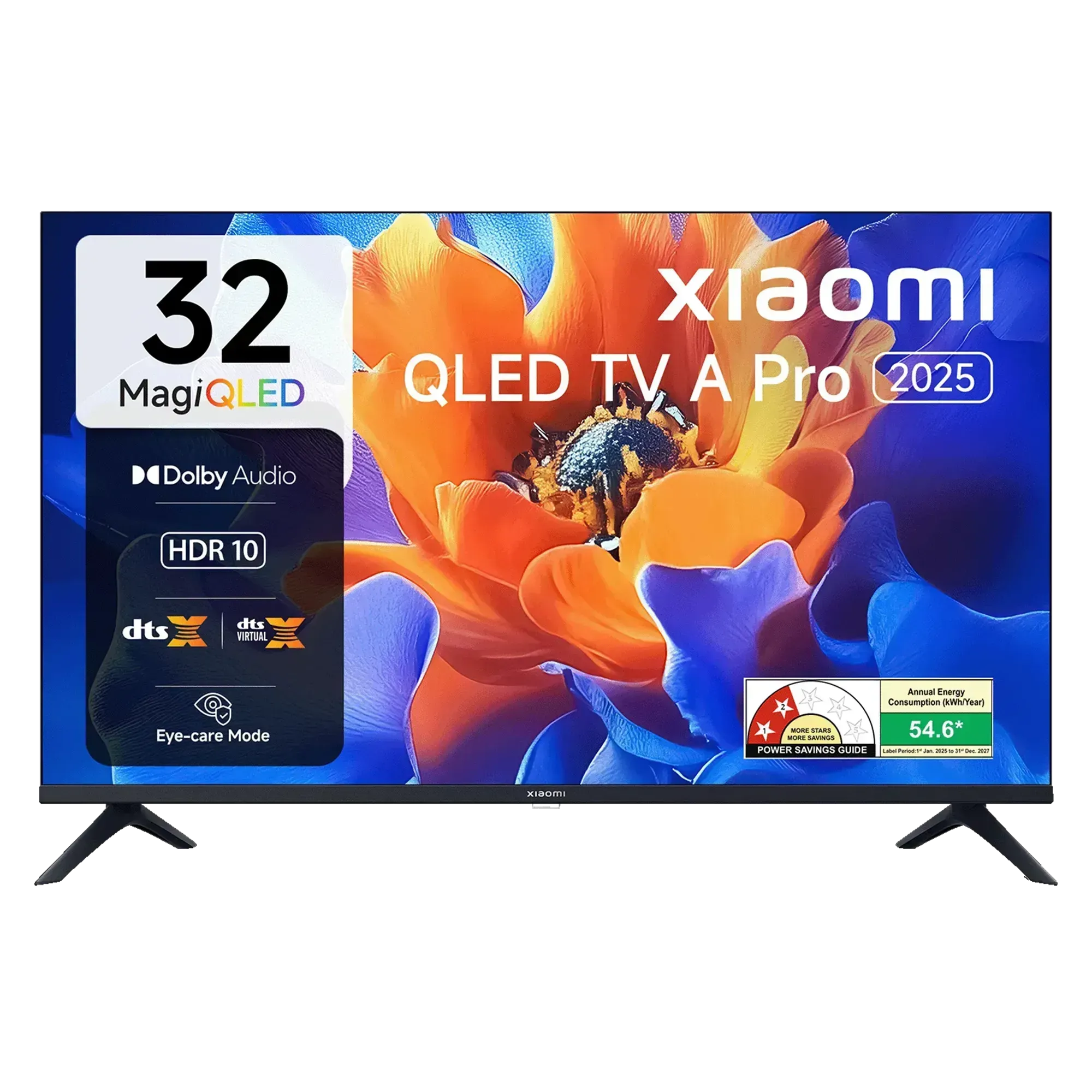 Xiaomi hd ready qled smart tv a pro series 32 inch Front View Image