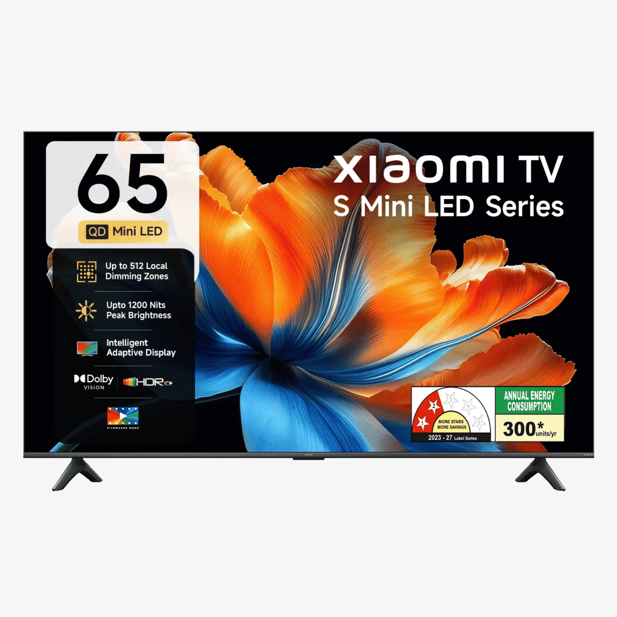 Xiaomi tv s mini led series 4k ultra hd 2026 65 inch Front View