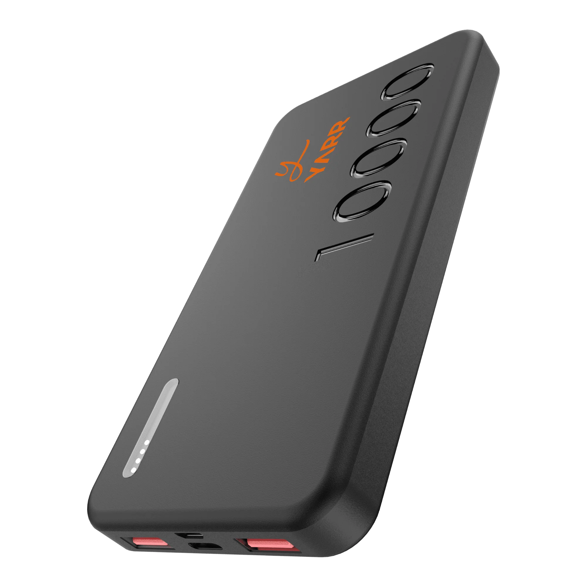 Yarr Ultra Power QC PD 22 5W 10000 mAh Power Bank Black top front view