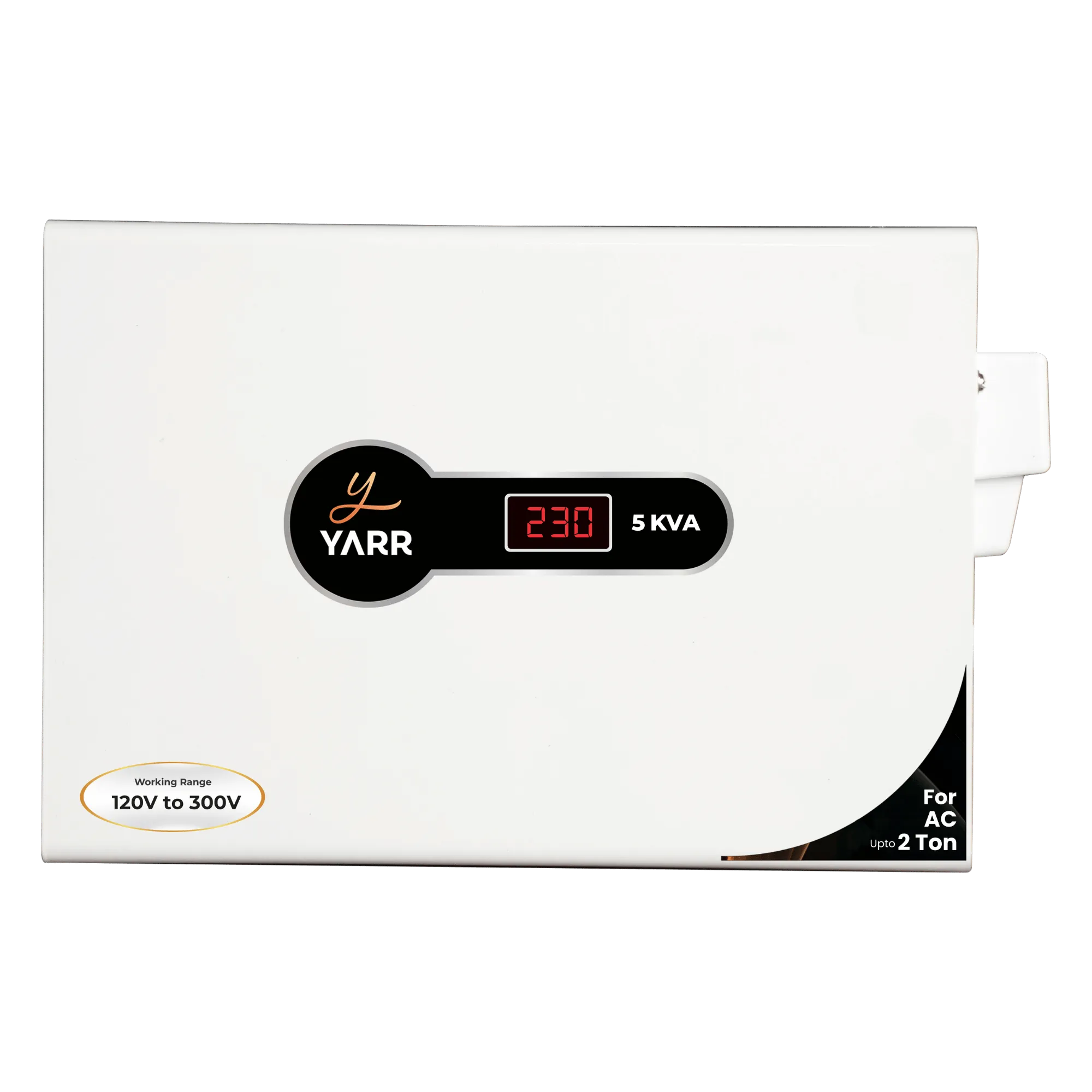 Yarr yr db 5120 15 amps voltage stabilizer white Front View Image