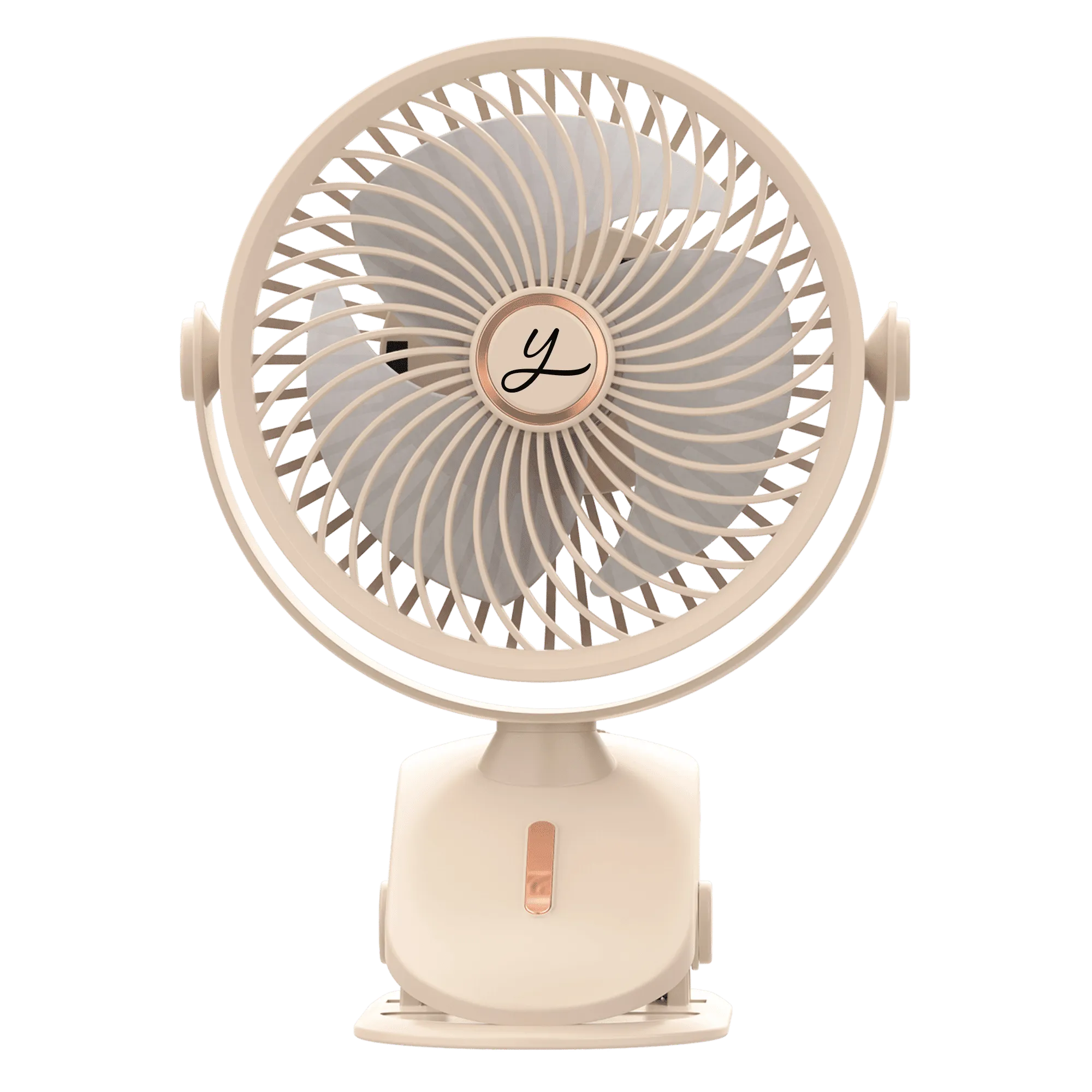 Yarr yr f9 360 personal clip fan baby pink Front View