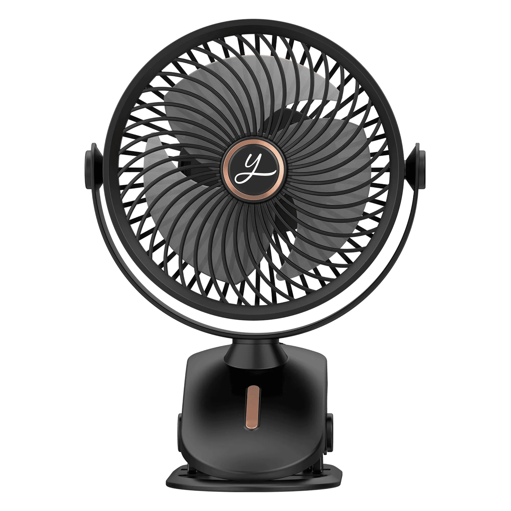Yarr yr f9 360 personal clip fan black Front View