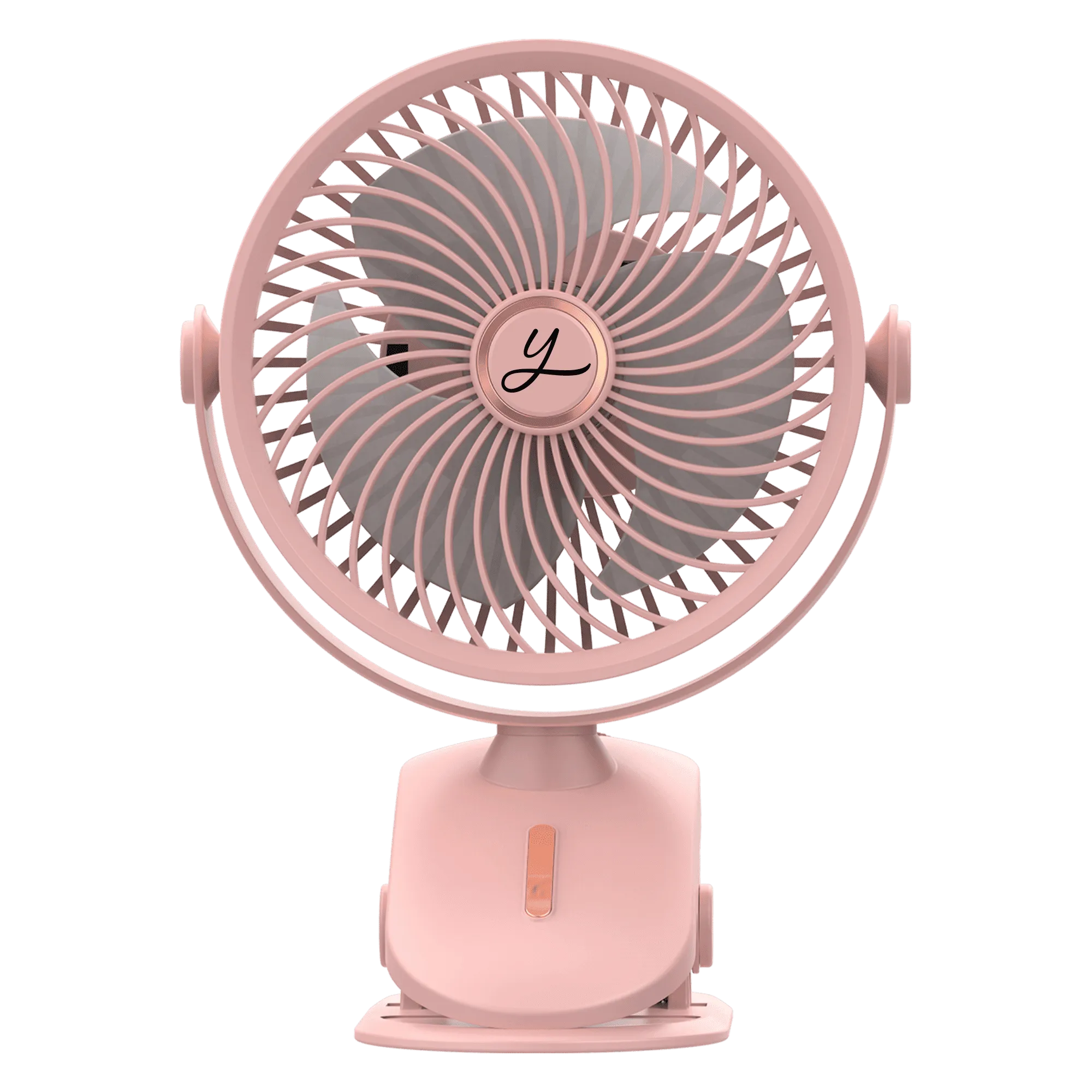 Yarr yr f9 360 personal clip fan pink Front View