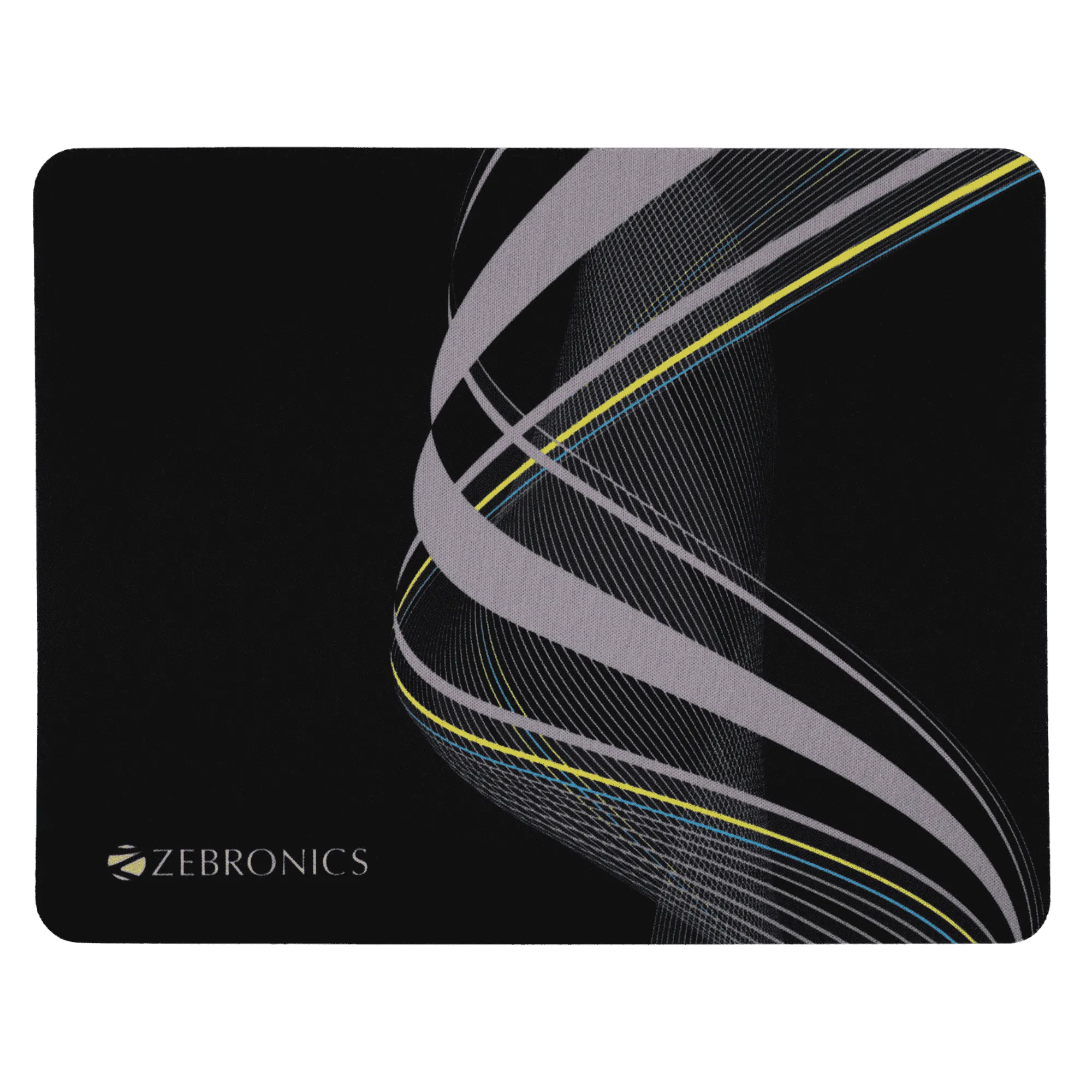 Zebronics zeb msp x1 mouse pad black Front View
