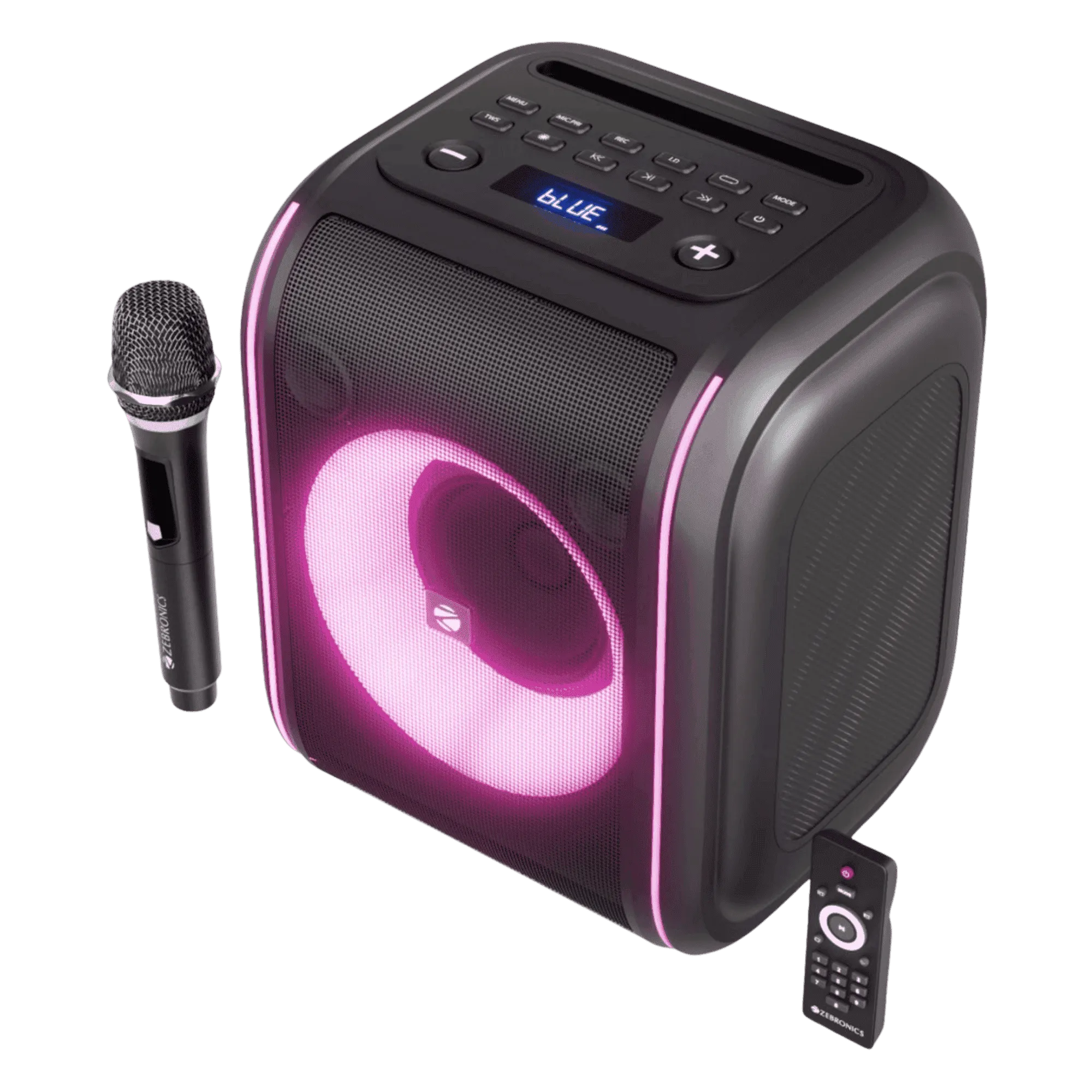 Zebronics zeb sound feast 880 wireless 60w party speaker black Front Right View Image