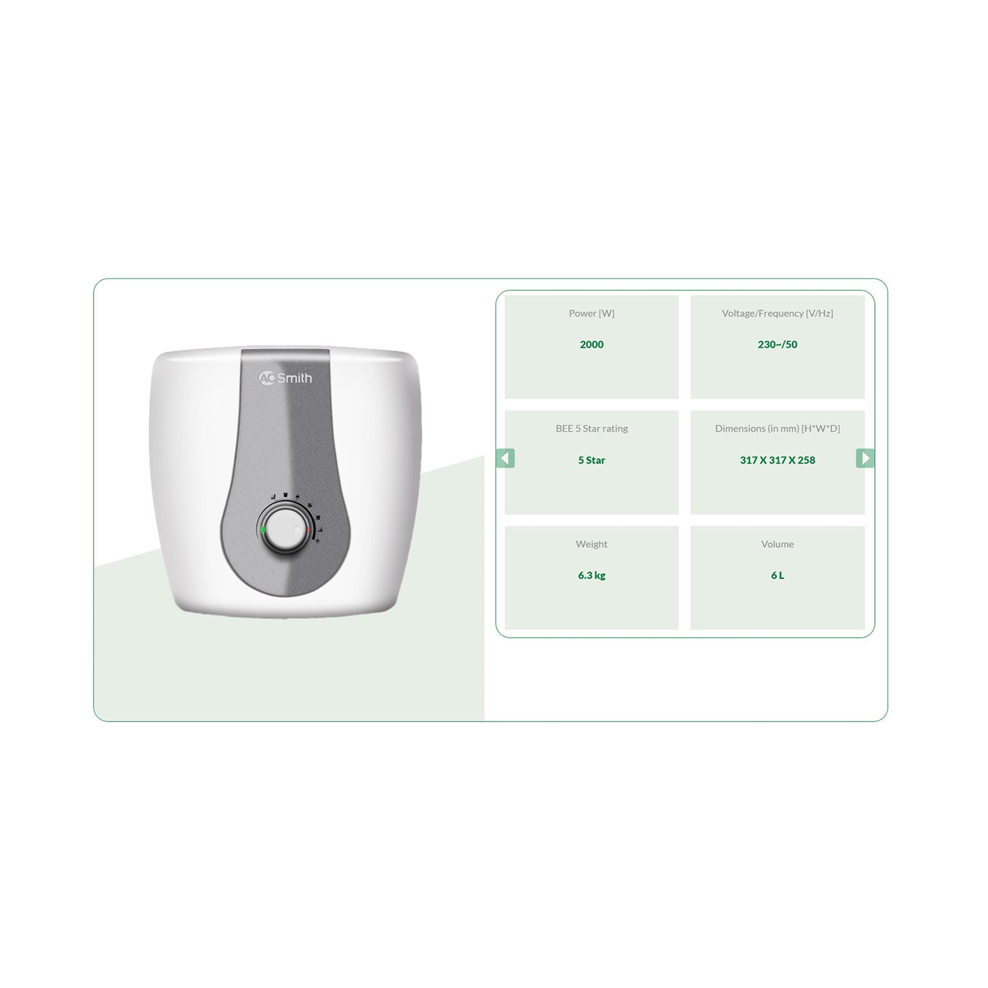 Electric Water Heater Ao Smith 10 Ltr Geyser Price Buy AO Smith