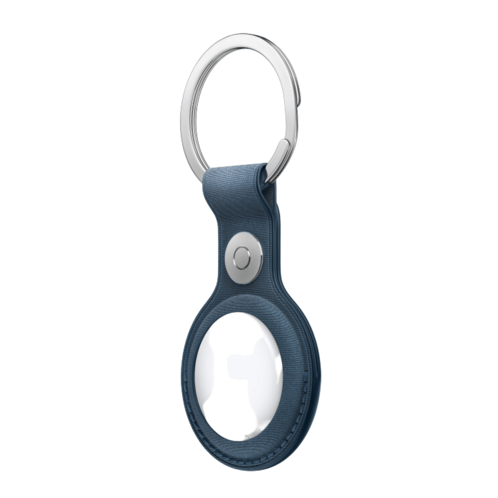 Apple Accessories AirTag FineWoven Key Ring (Pacific Blue)