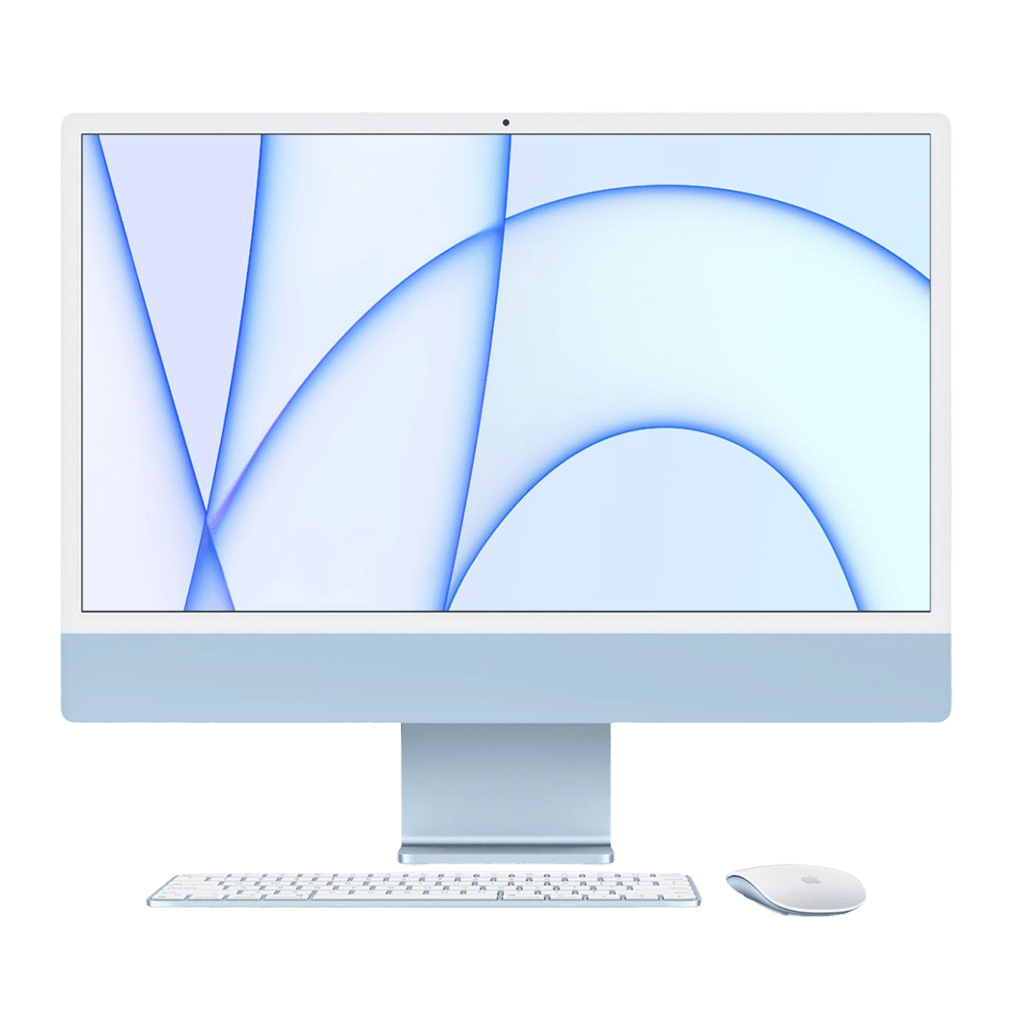 iMac Retina 4.5K Display M1 Chip 8 Core CPU(Blue,8GB-256GB)