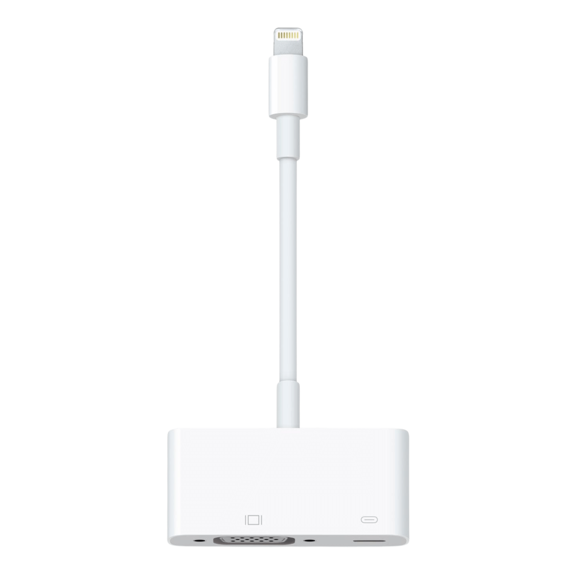 Get Apple Lightning To VGA Adapter (White)