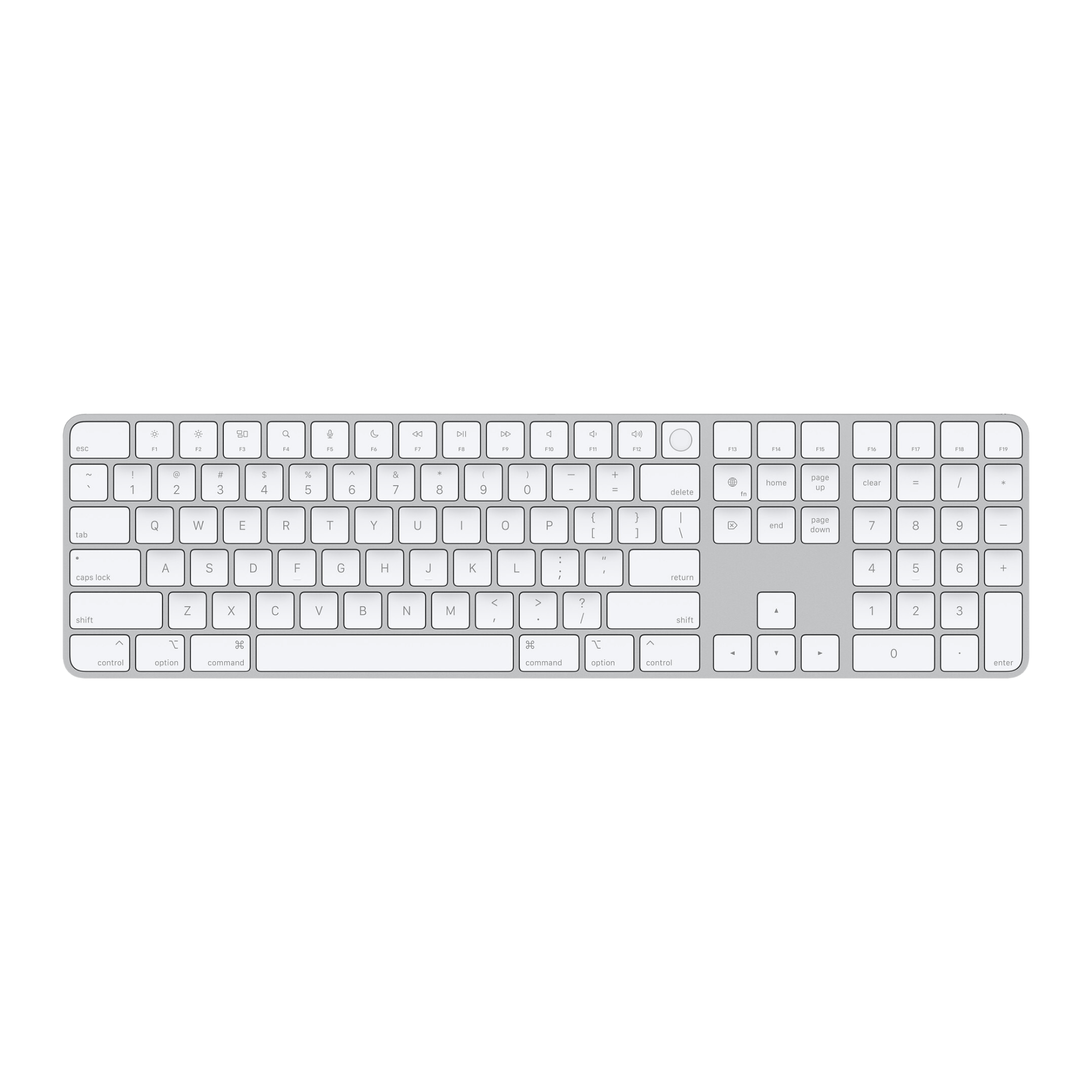 Apple Magic Keyboard with Touch ID & Numeric Keypad - White