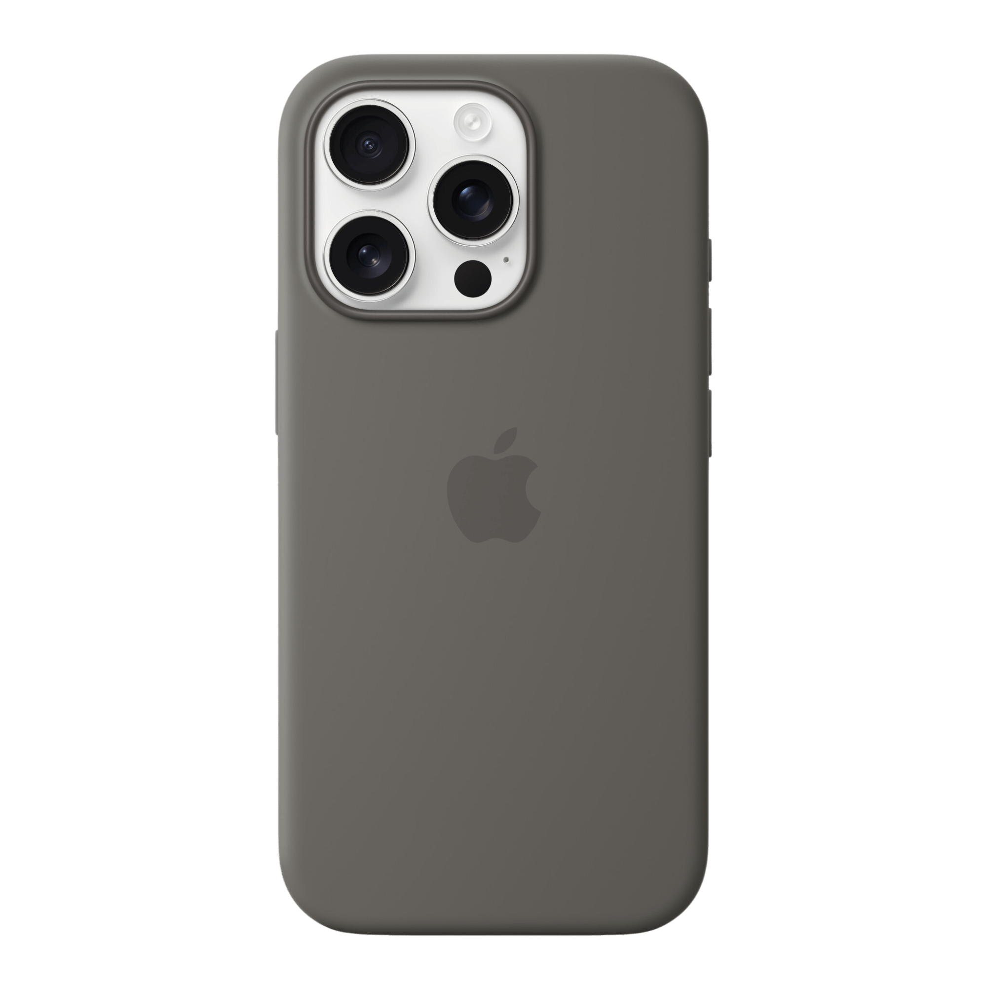 iphone 16 pro light grey silicone case