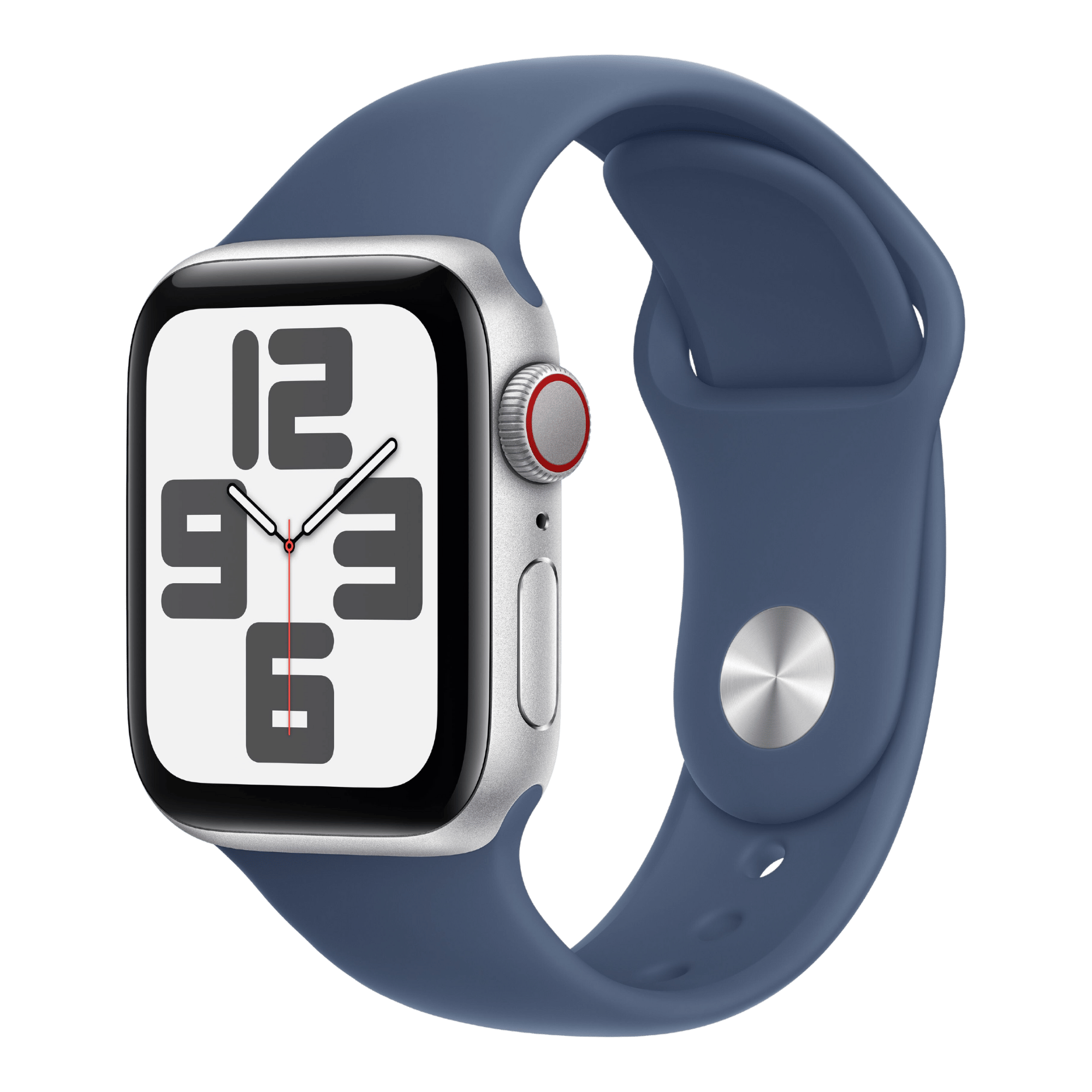 Get Apple Watch SE GPS + Cellular Sport Band M/L Denim,40 mm